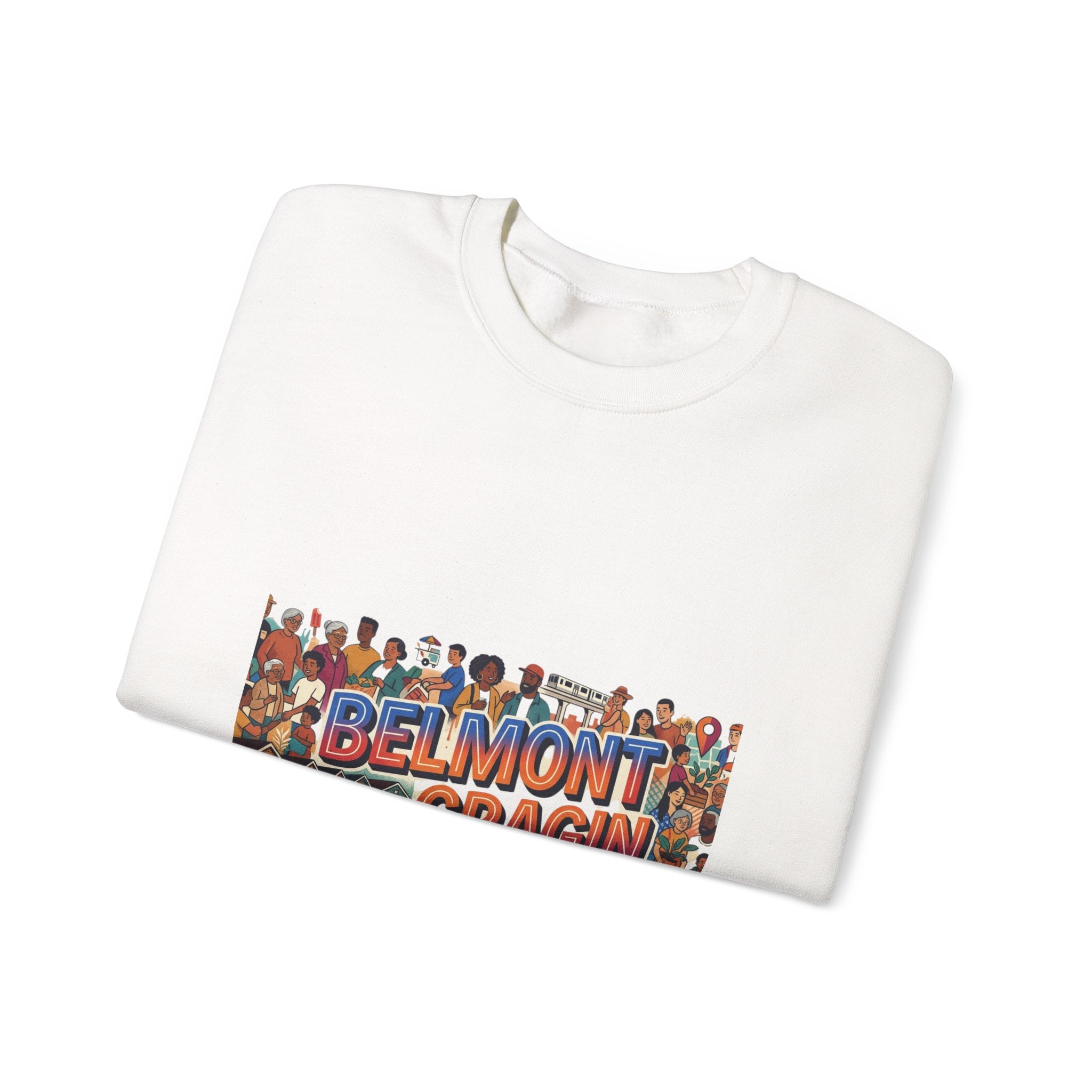 Belmont Cragin Chicago Crewneck Sweatshirt — Neighborhood Pride Pullover