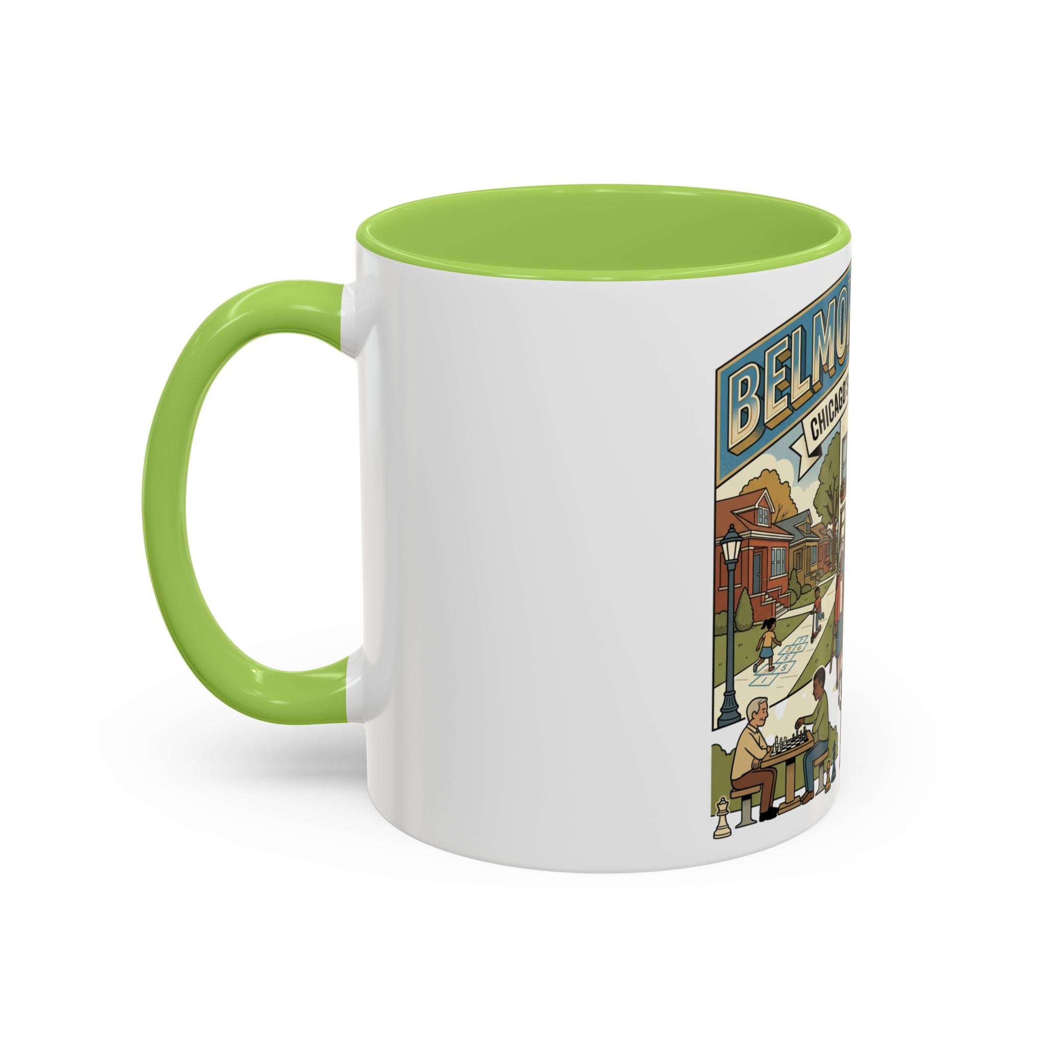 Belmont Cragin Chicago Neighborhood Coffee Mug – Accent 11/15oz