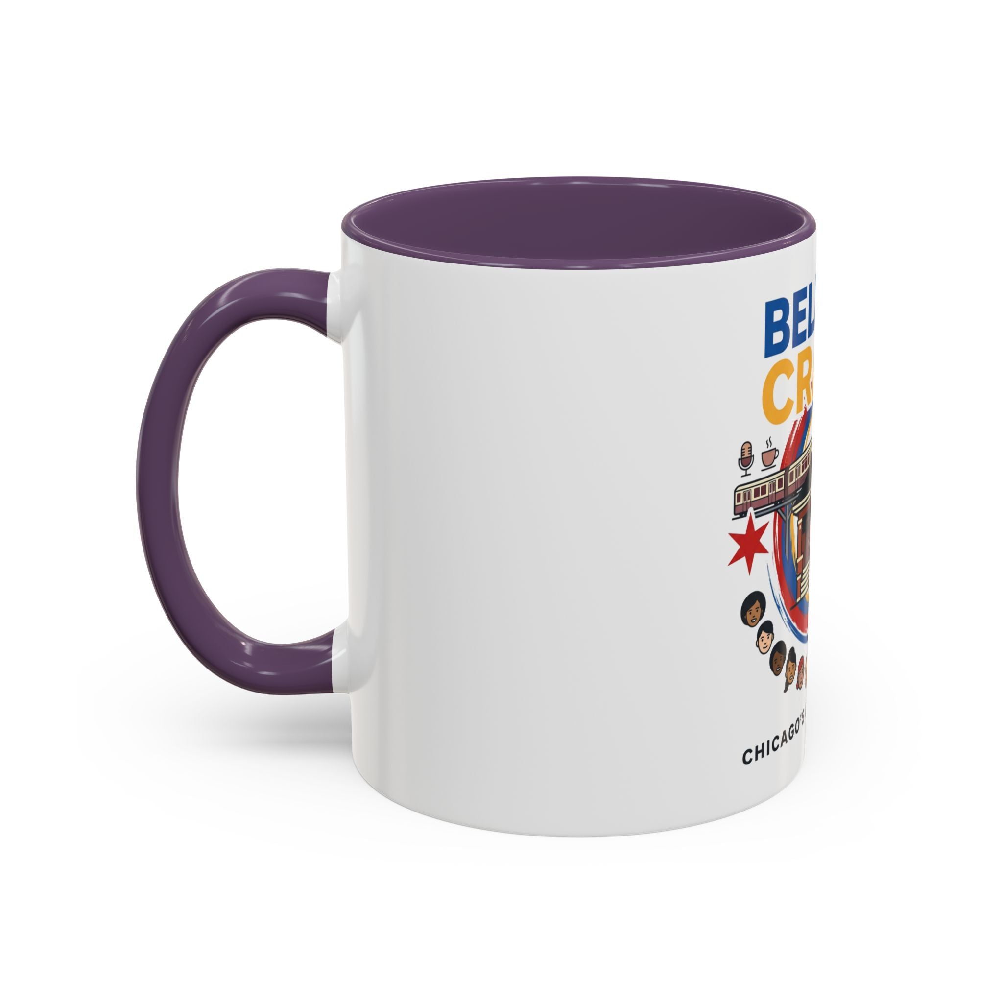 Belmont Cragin Chicago Accent Coffee Mug – Northwest Side Neighborhood Design (11/15 oz)