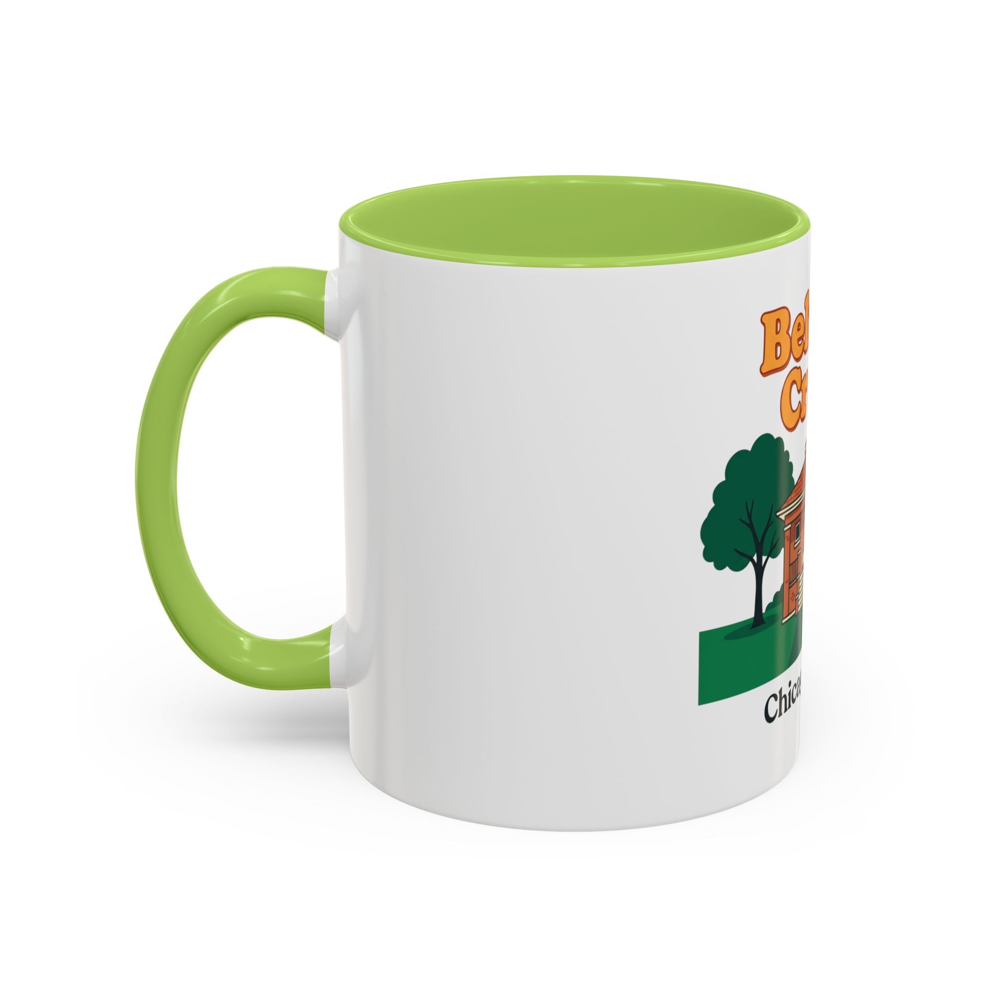 Belmont Cragin Chicago Illinois Coffee Mug — Vintage Neighborhood House Design