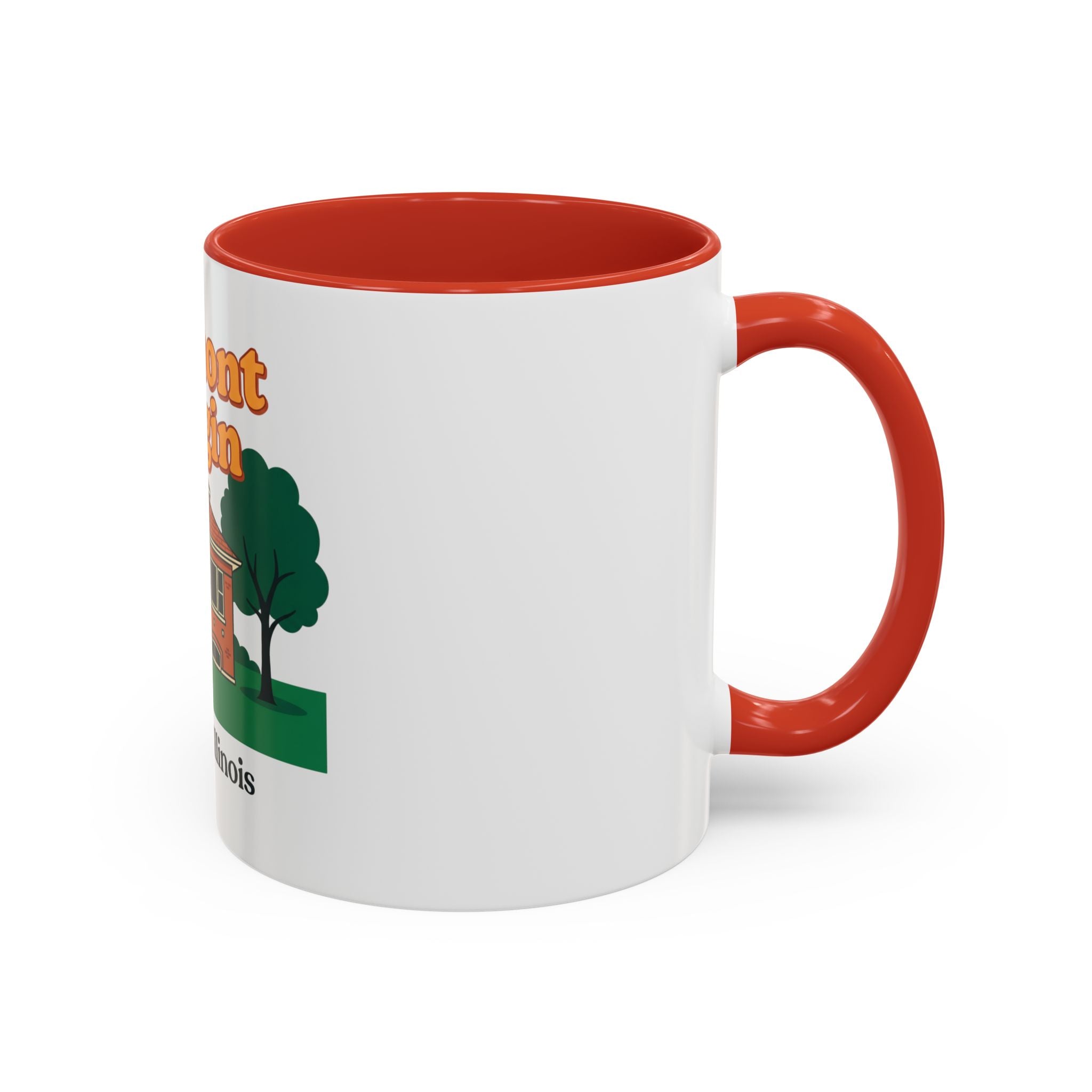 Belmont Cragin Chicago Illinois Coffee Mug — Vintage Neighborhood House Design
