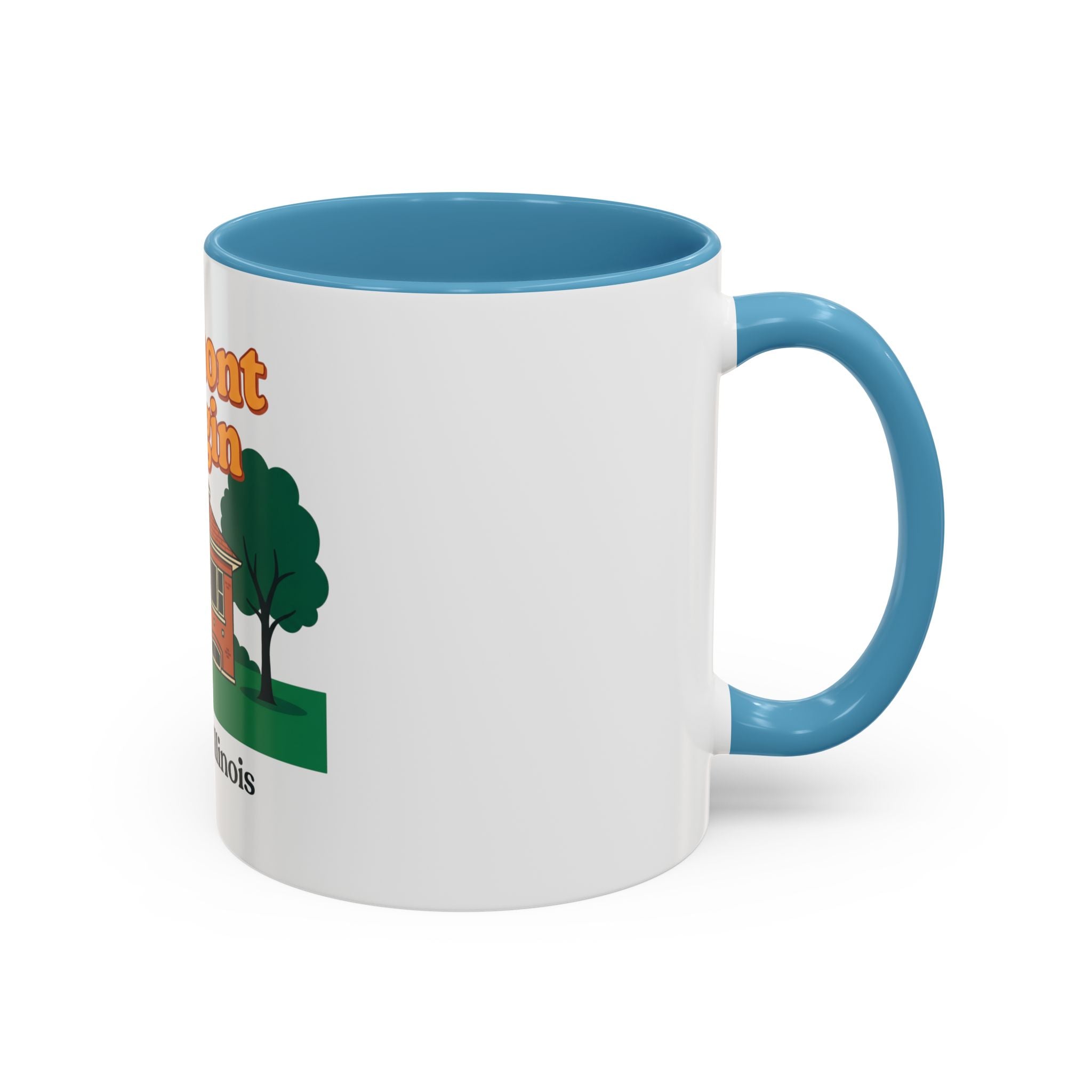Belmont Cragin Chicago Illinois Coffee Mug — Vintage Neighborhood House Design