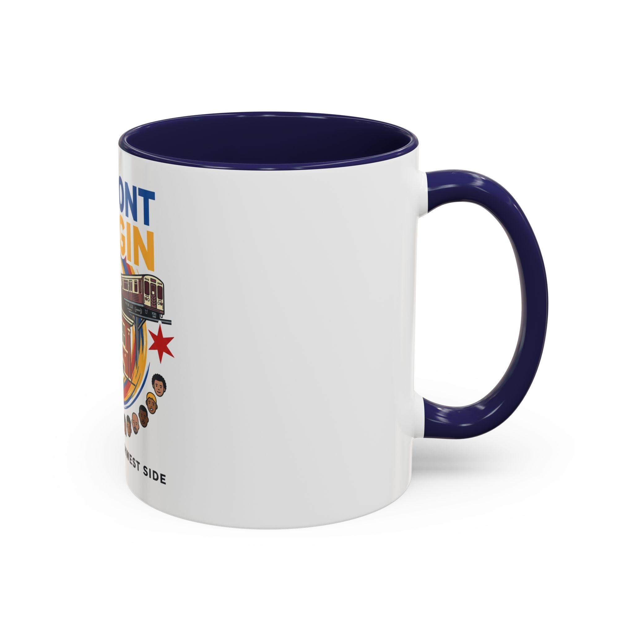 Belmont Cragin Chicago Accent Coffee Mug – Northwest Side Neighborhood Design (11/15 oz)