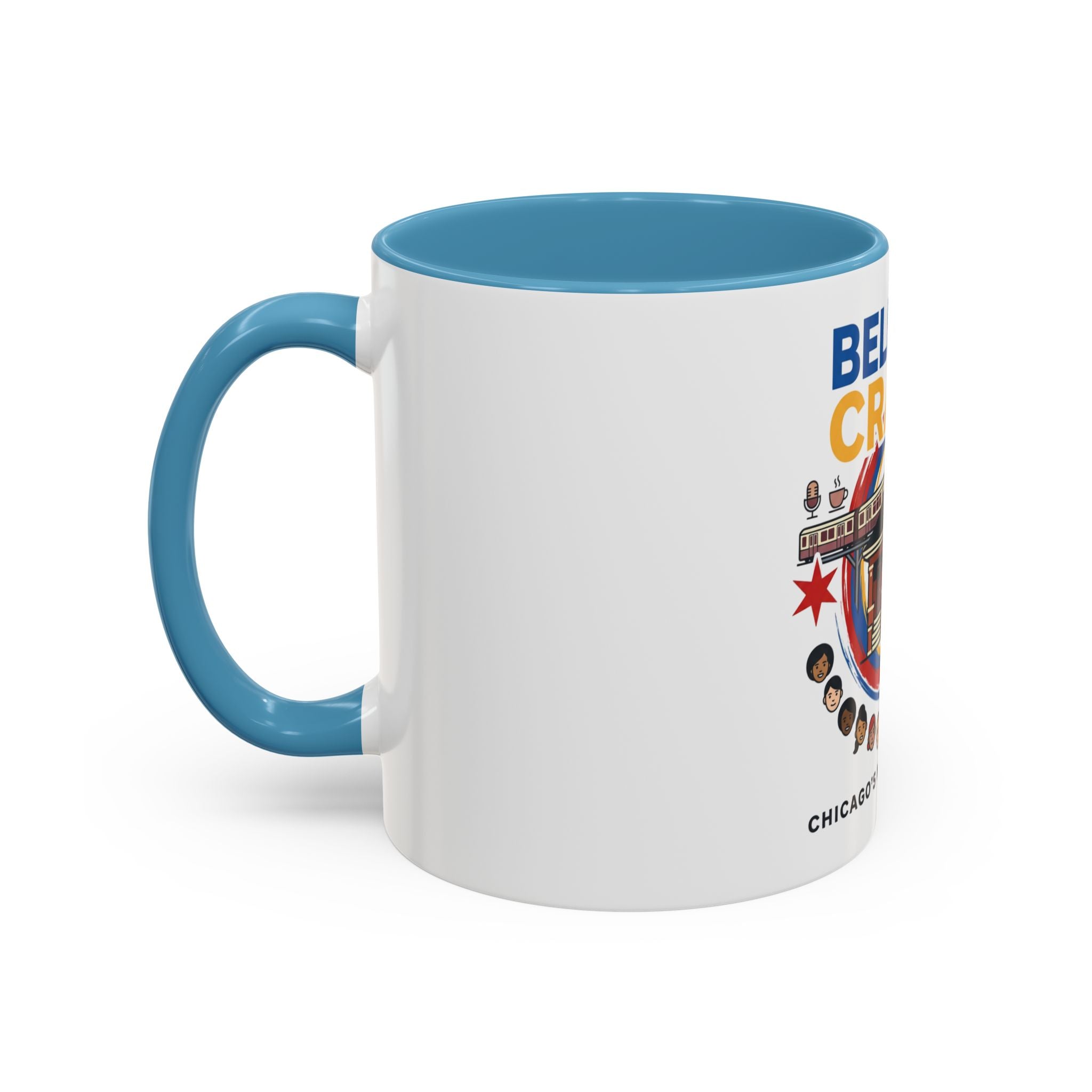 Belmont Cragin Chicago Accent Coffee Mug – Northwest Side Neighborhood Design (11/15 oz)