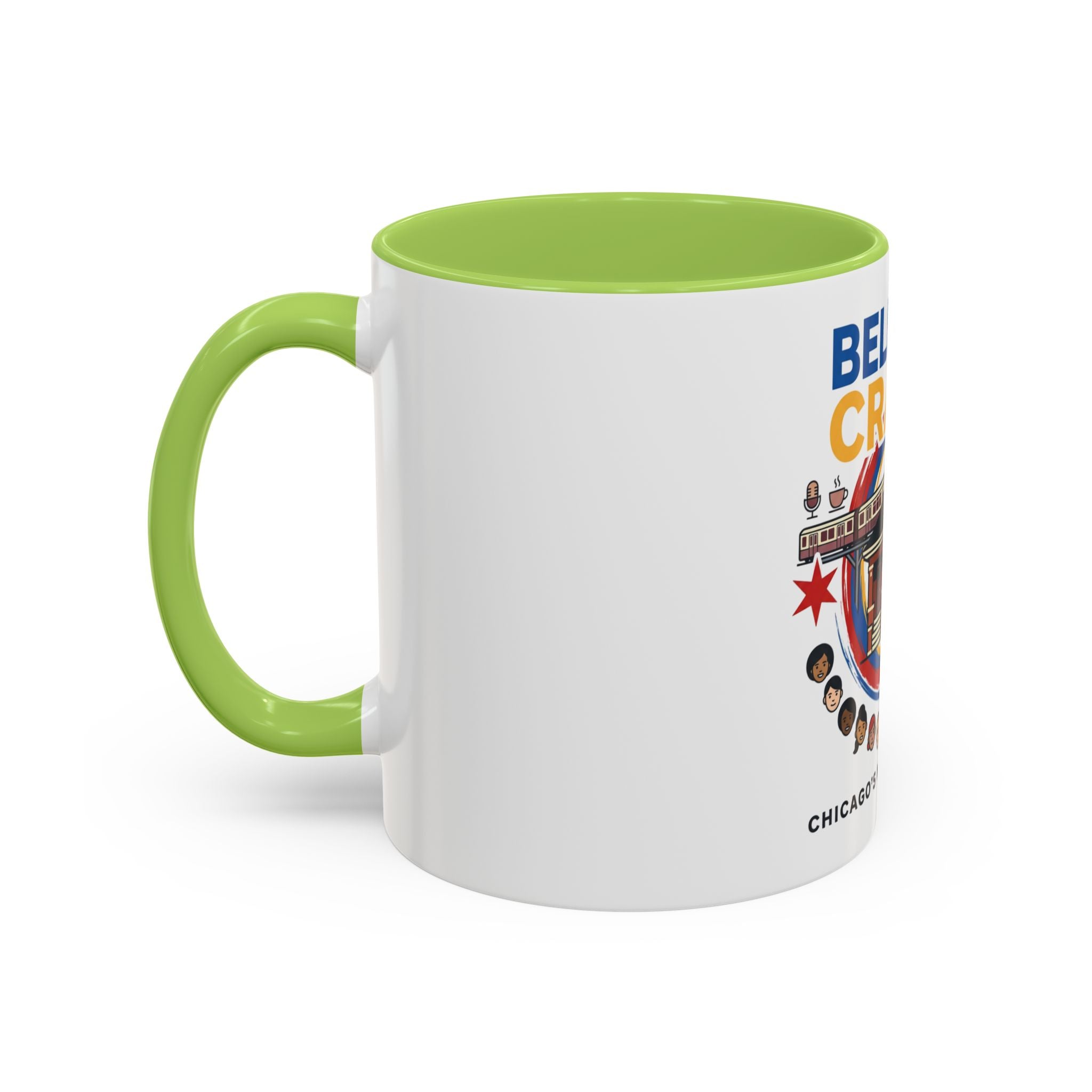 Belmont Cragin Chicago Accent Coffee Mug – Northwest Side Neighborhood Design (11/15 oz)
