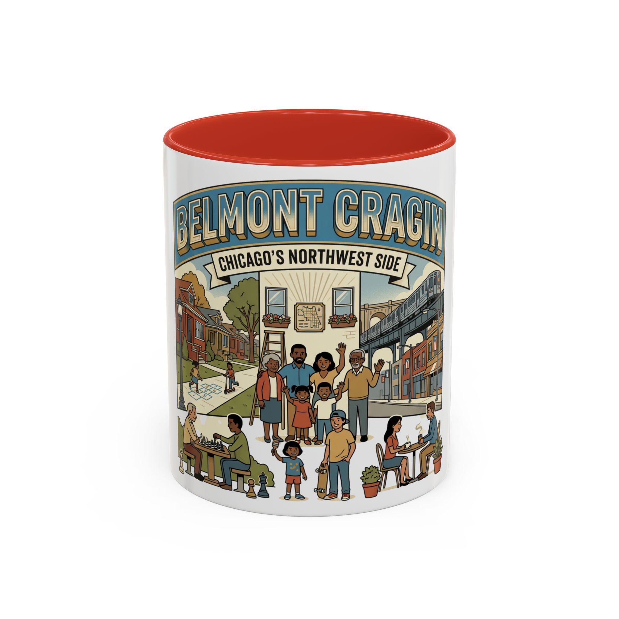 Belmont Cragin Chicago Neighborhood Coffee Mug – Accent 11/15oz