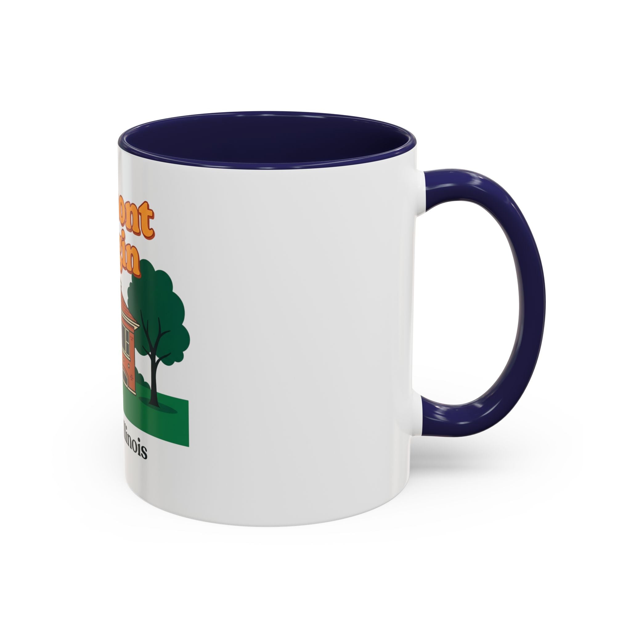Belmont Cragin Chicago Illinois Coffee Mug — Vintage Neighborhood House Design