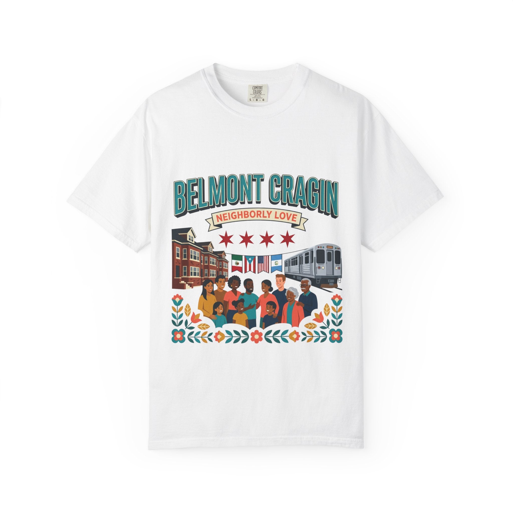 Belmont Cragin Neighborhood Love T-Shirt