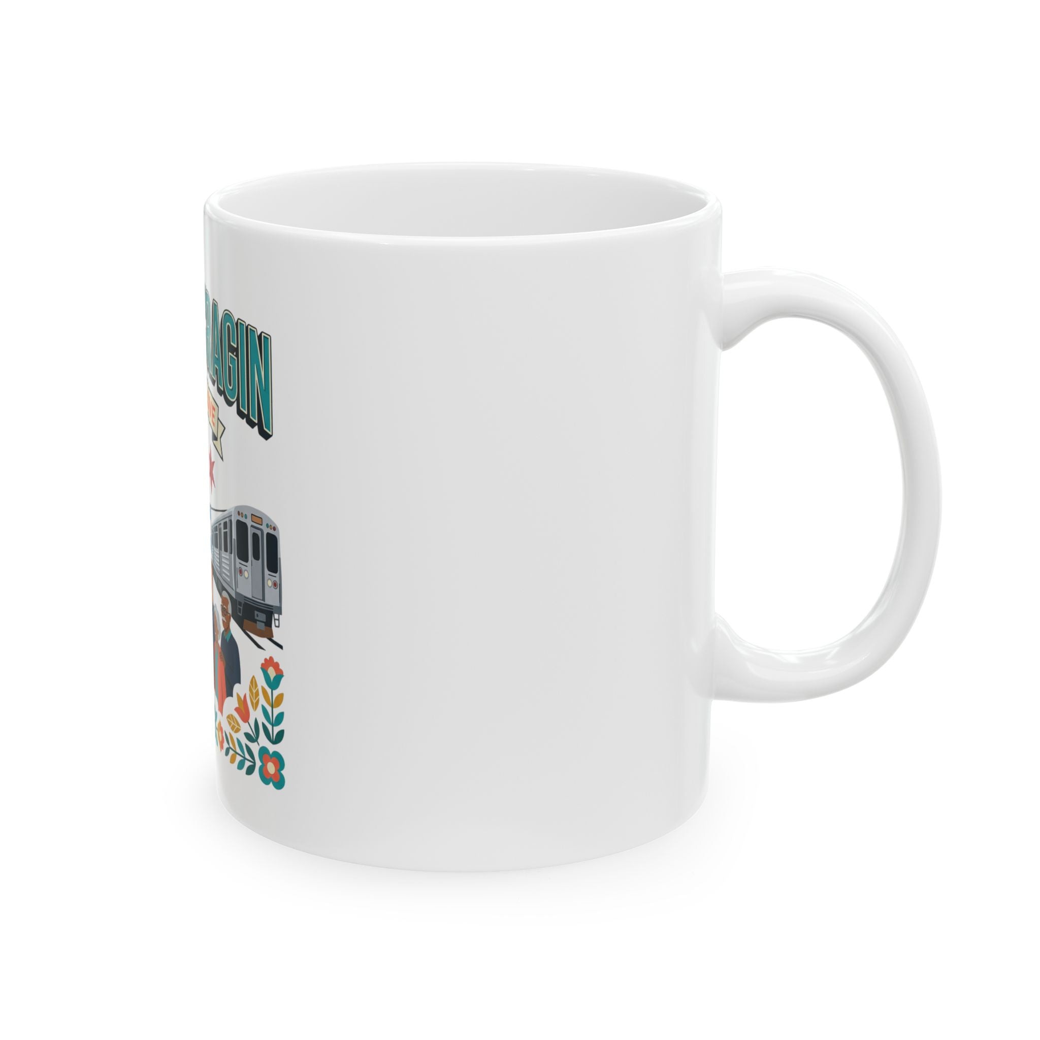 Belmont Cragin Neighborhood Love Ceramic Mug – Chicago Community Illustration (11oz/15oz)