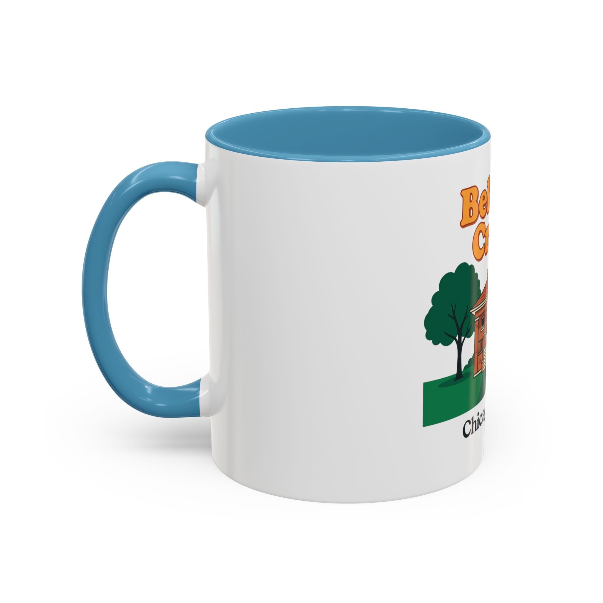 Belmont Cragin Chicago Illinois Coffee Mug — Vintage Neighborhood House Design