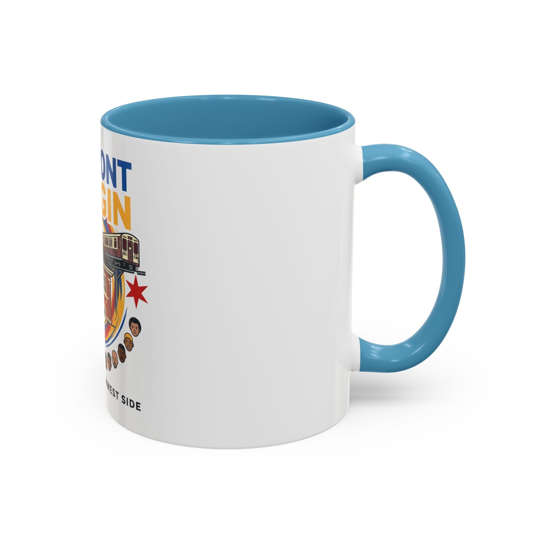Belmont Cragin Chicago Accent Coffee Mug – Northwest Side Neighborhood Design (11/15 oz)