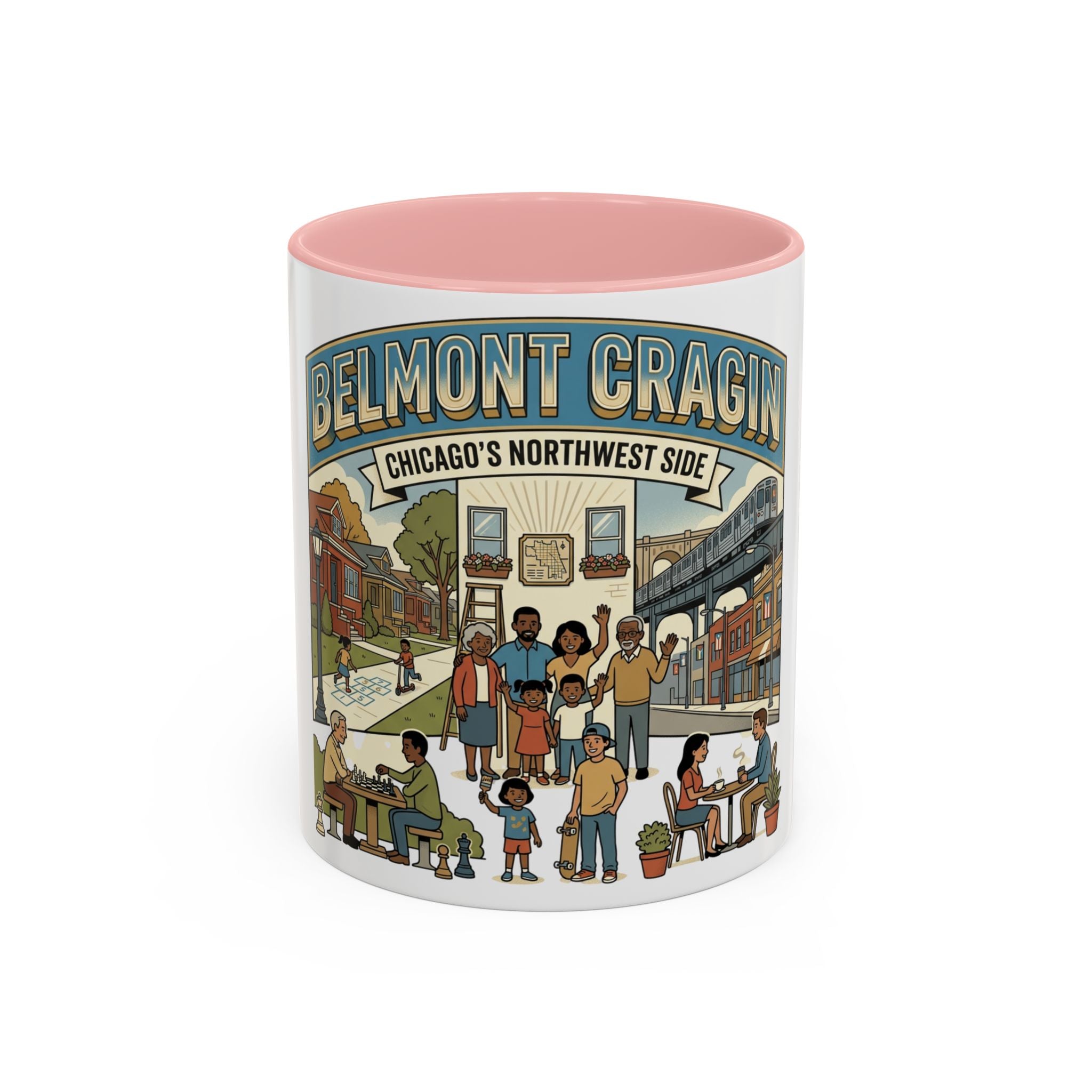 Belmont Cragin Chicago Neighborhood Coffee Mug – Accent 11/15oz
