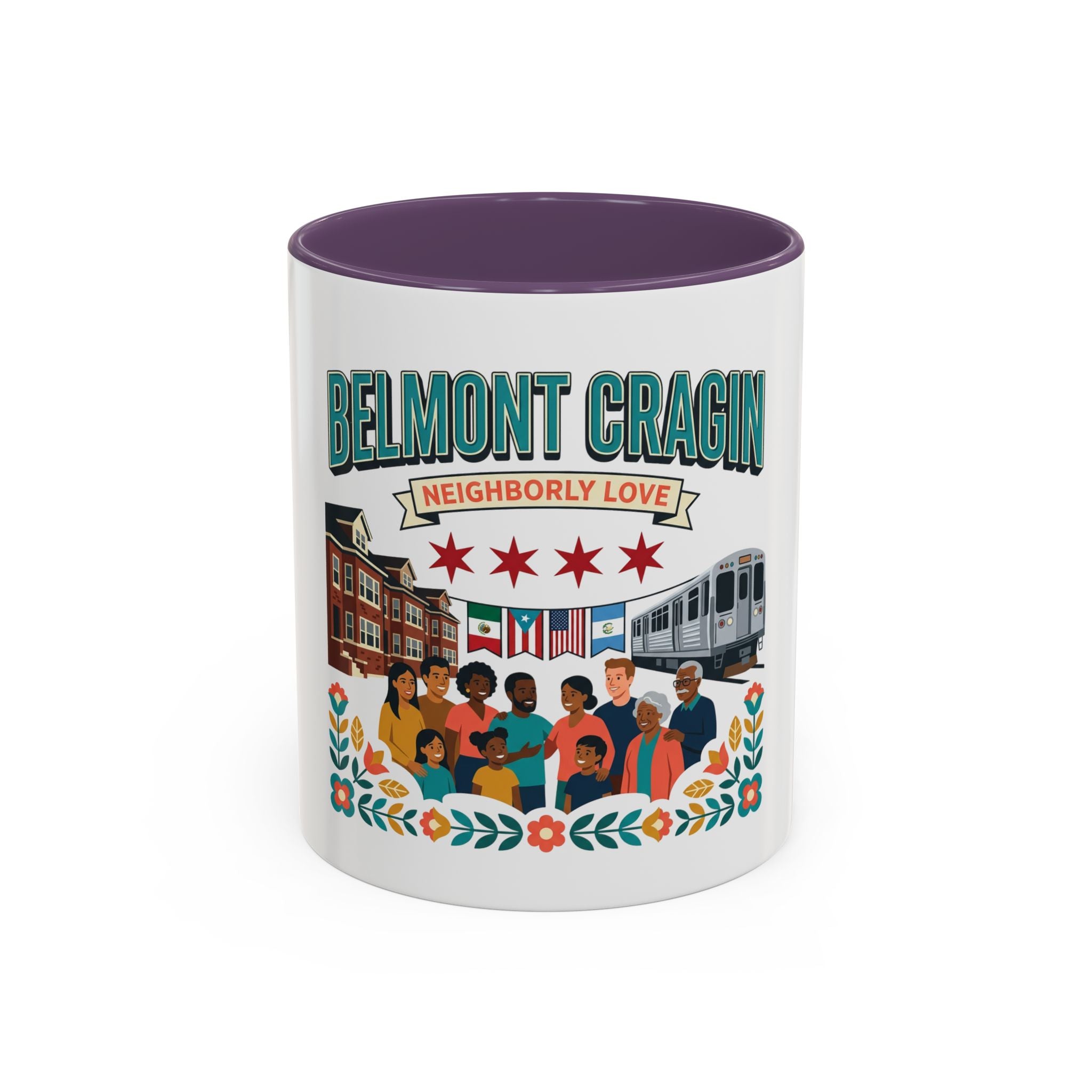 Belmont Cragin Neighborly Love Accent Coffee Mug
