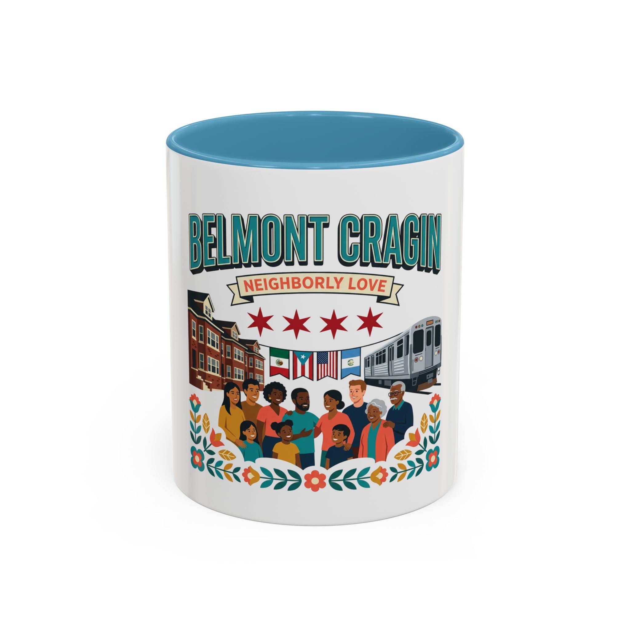 Belmont Cragin Neighborly Love Accent Coffee Mug