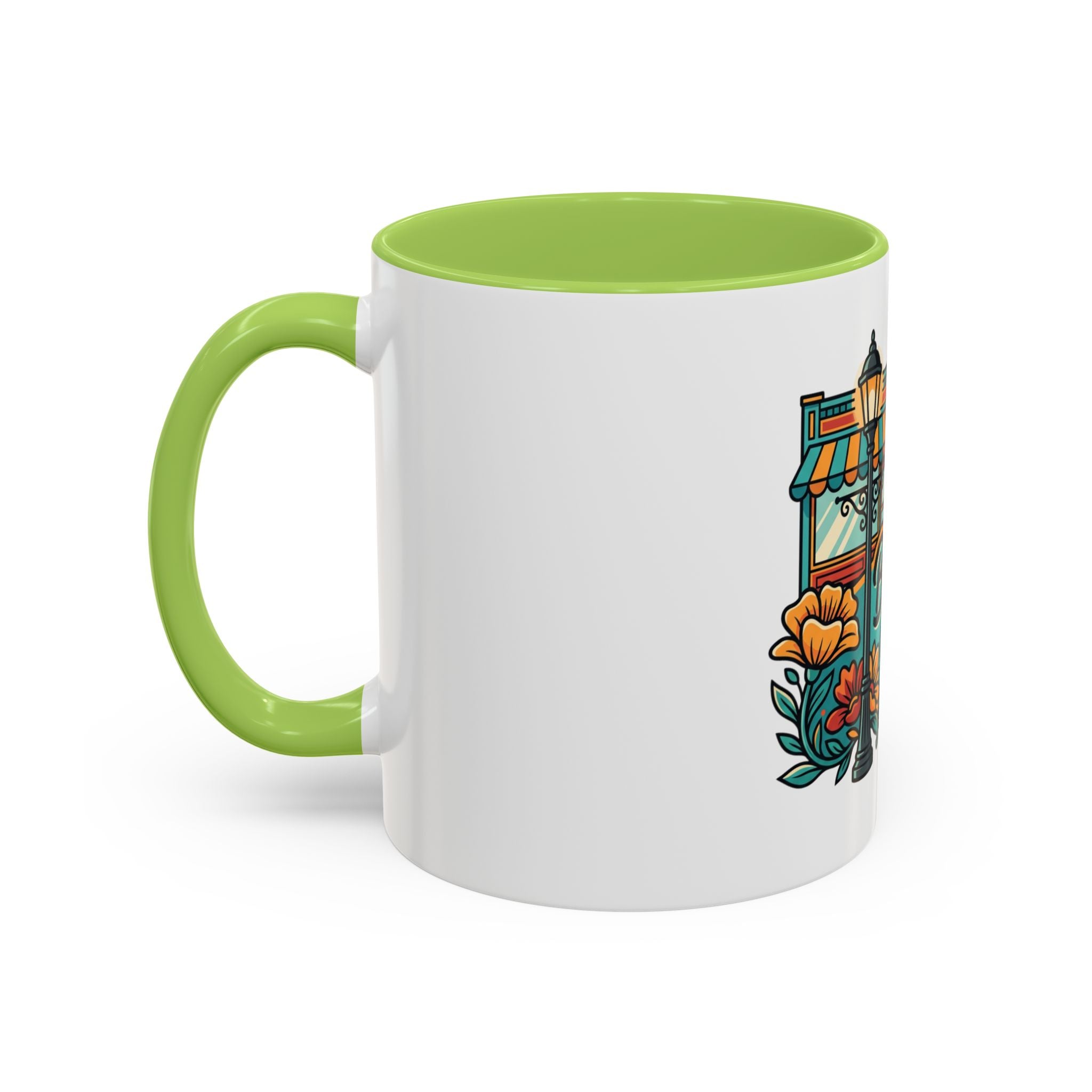 Belmont Cragin Coffee Mug — Vintage Neighborhood Cafe Accent Mug (11/15oz)