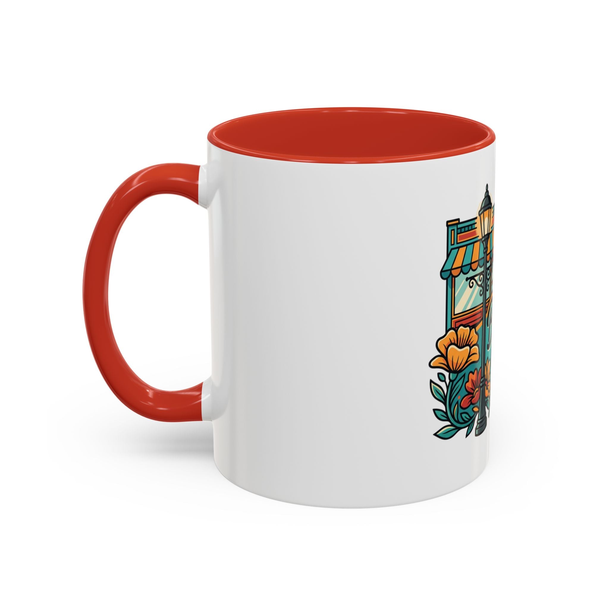 Belmont Cragin Coffee Mug — Vintage Neighborhood Cafe Accent Mug (11/15oz)
