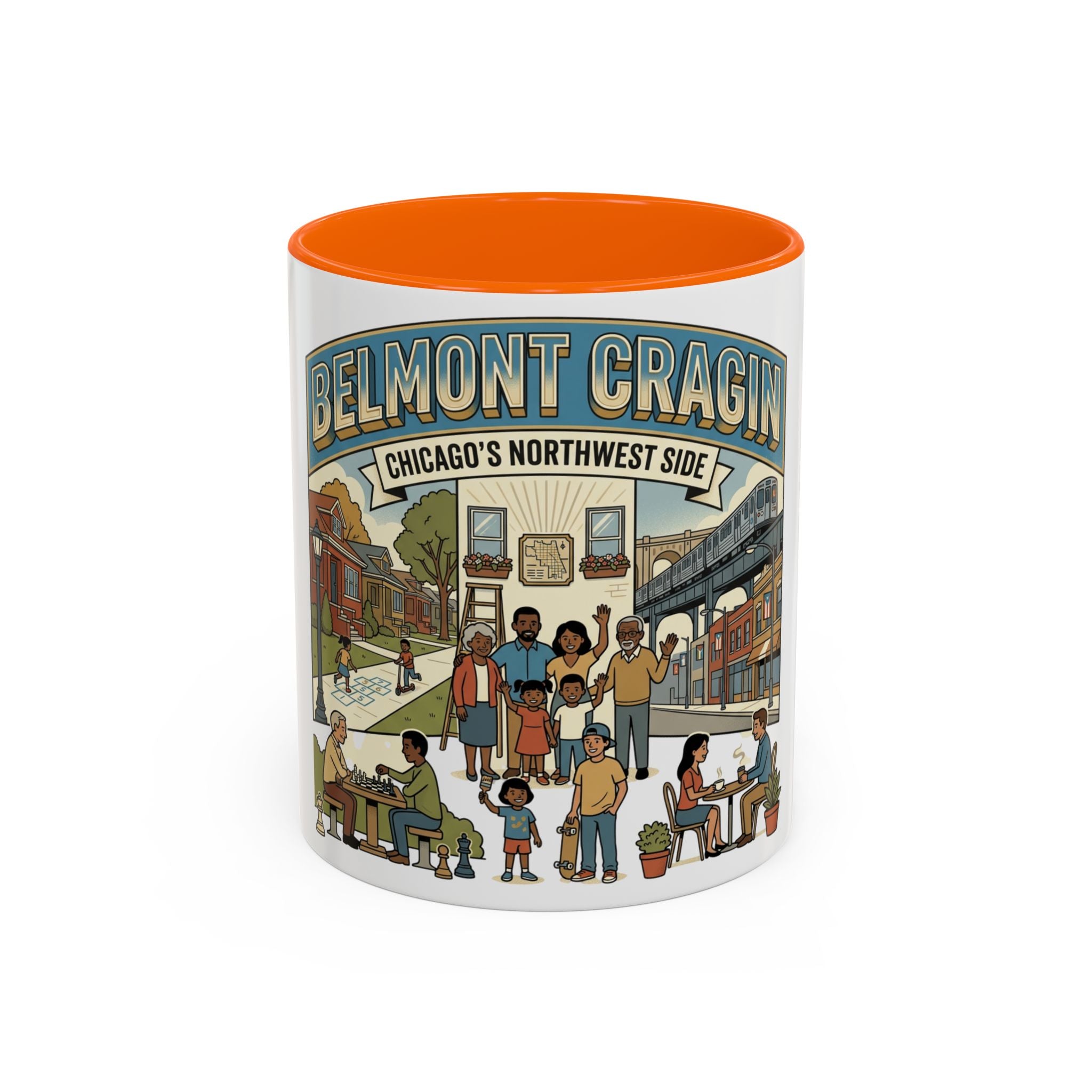 Belmont Cragin Chicago Neighborhood Coffee Mug – Accent 11/15oz