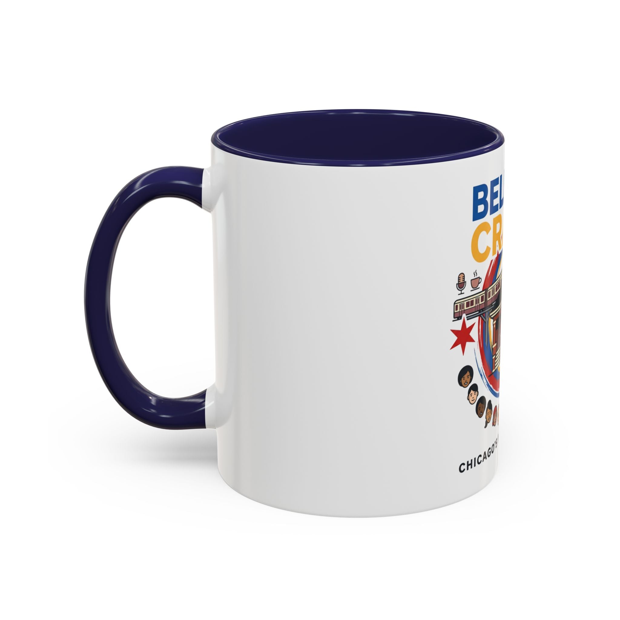 Belmont Cragin Chicago Accent Coffee Mug – Northwest Side Neighborhood Design (11/15 oz)