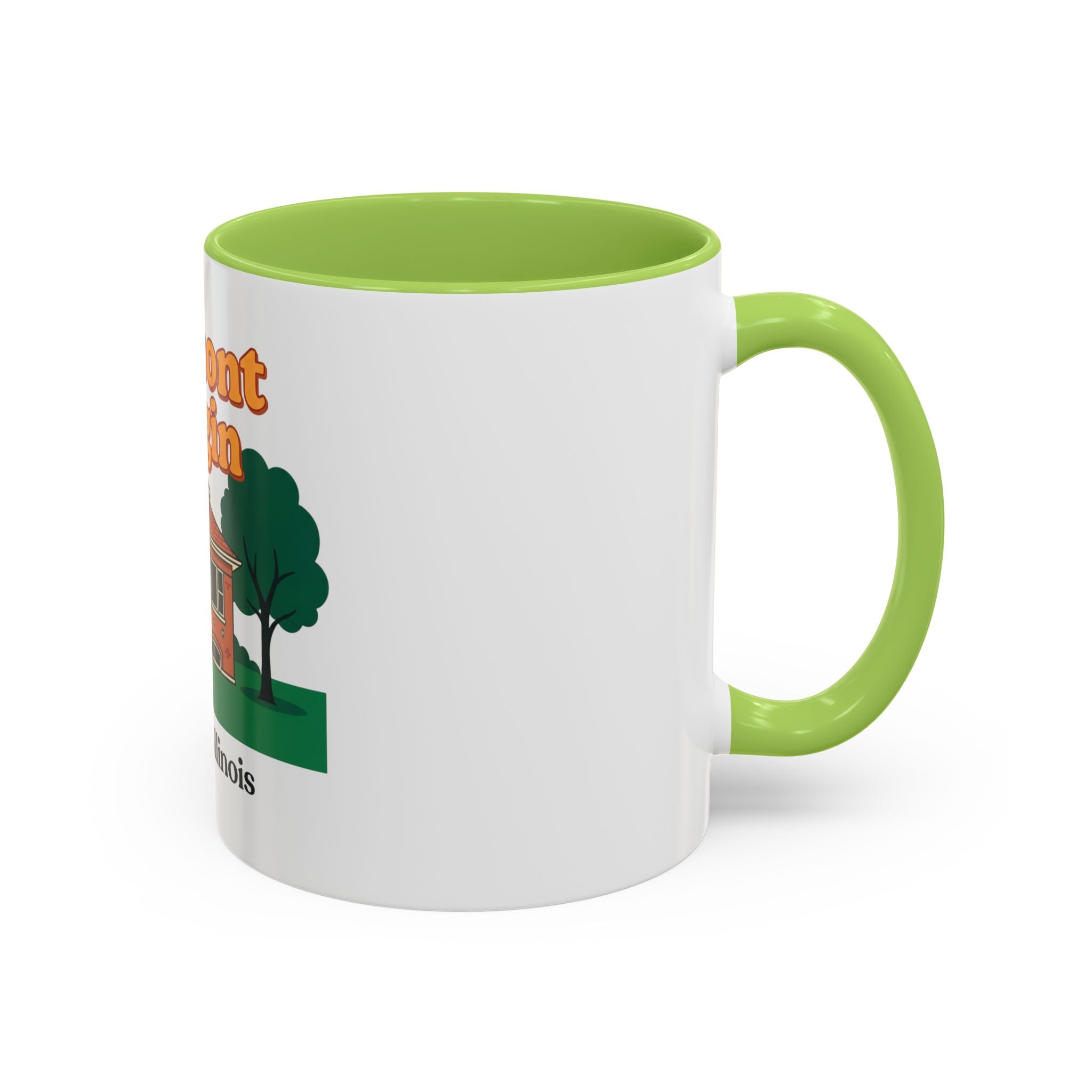 Belmont Cragin Chicago Illinois Coffee Mug — Vintage Neighborhood House Design