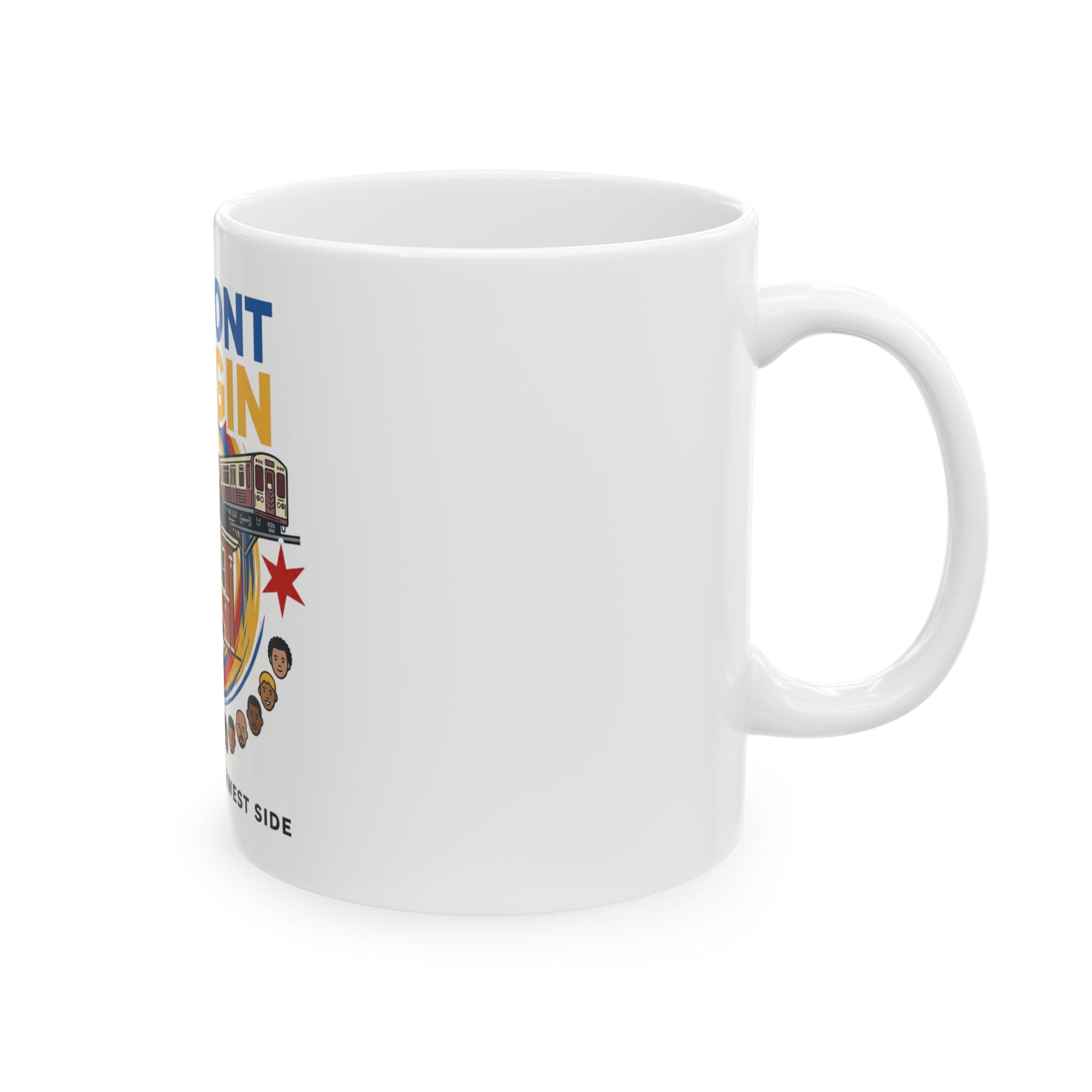 Belmont Cragin Chicago Mug — Northwest Side Neighborhood Ceramic Coffee Cup