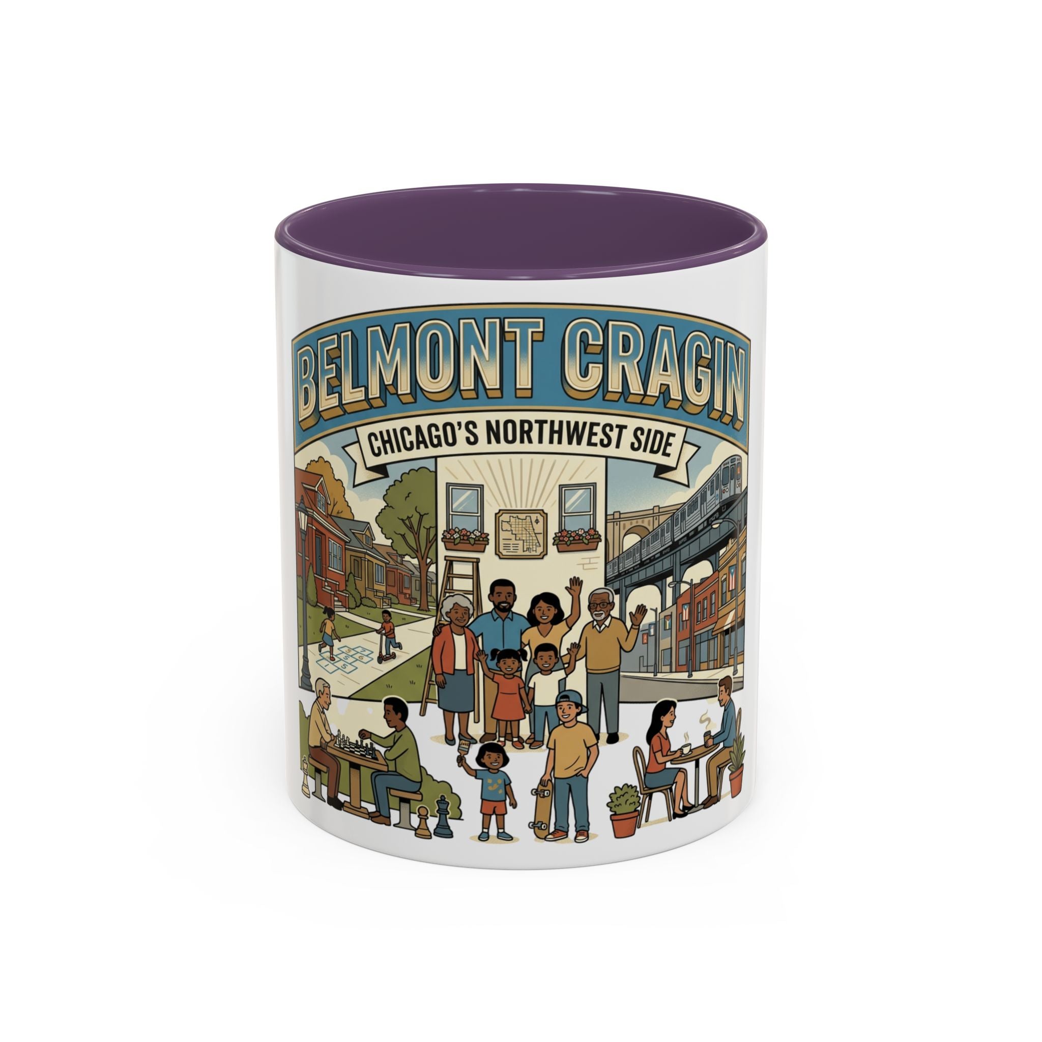 Belmont Cragin Chicago Neighborhood Coffee Mug – Accent 11/15oz