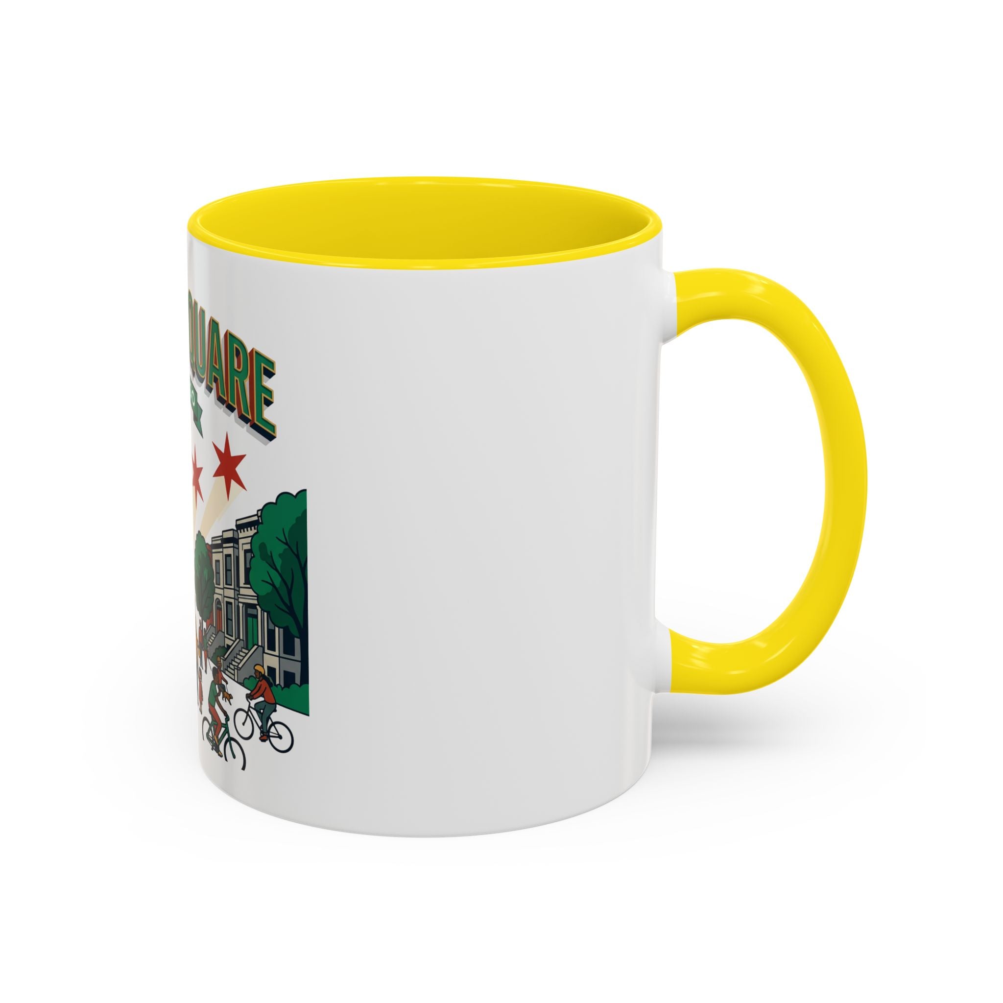 Logan Square Chicago Accent Coffee Mug — Neighborhood Skyline Travel Mug (11/15oz)