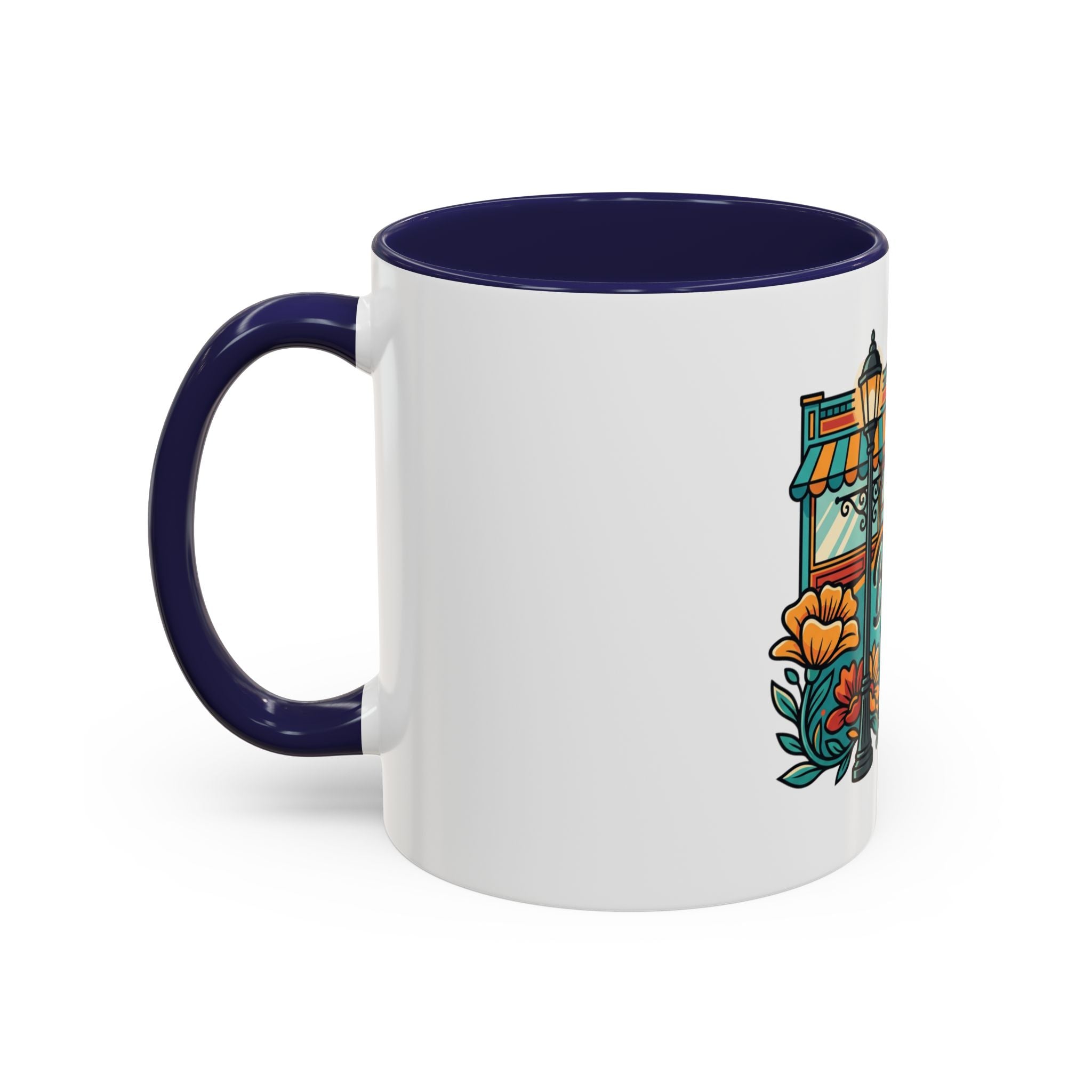 Belmont Cragin Coffee Mug — Vintage Neighborhood Cafe Accent Mug (11/15oz)
