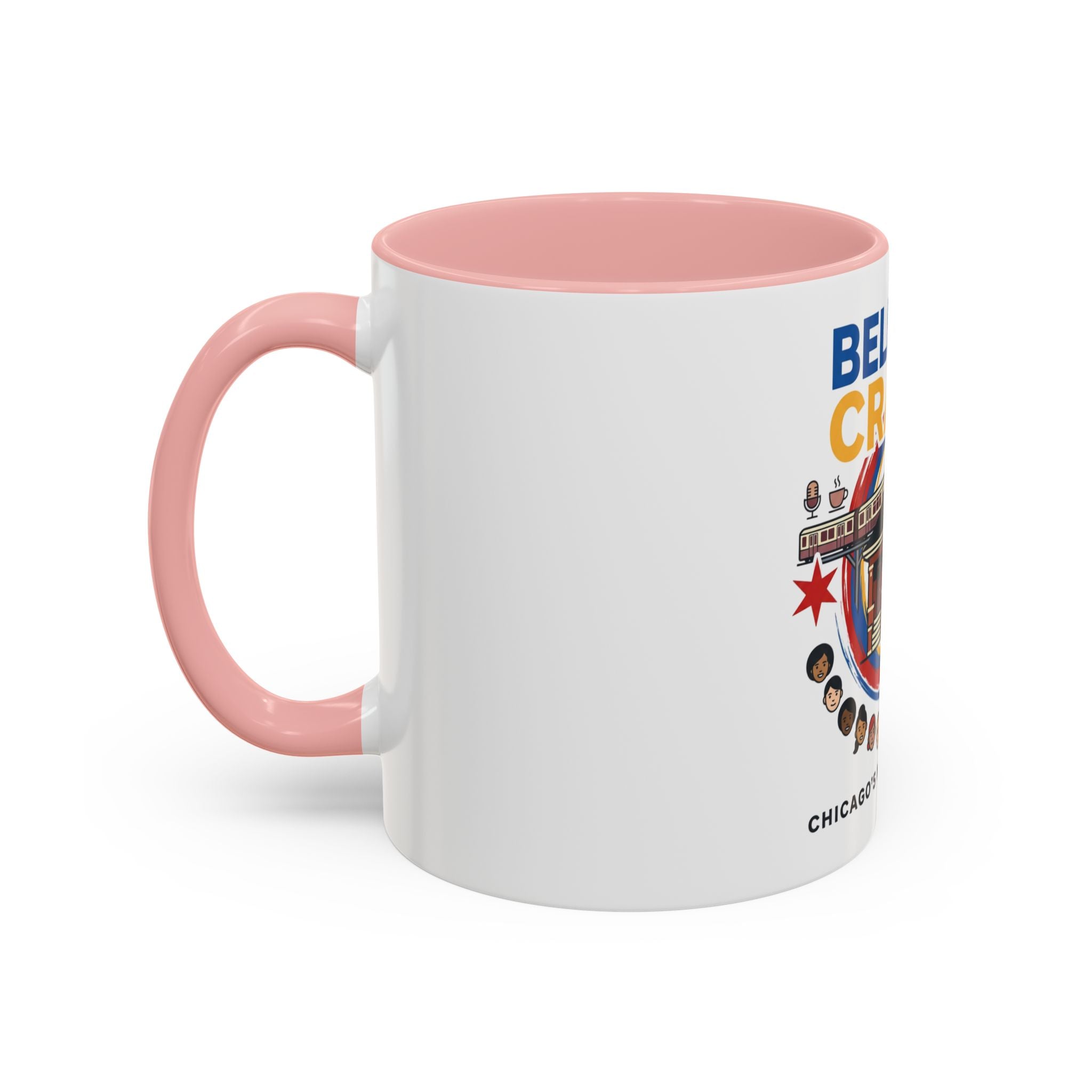 Belmont Cragin Chicago Accent Coffee Mug – Northwest Side Neighborhood Design (11/15 oz)