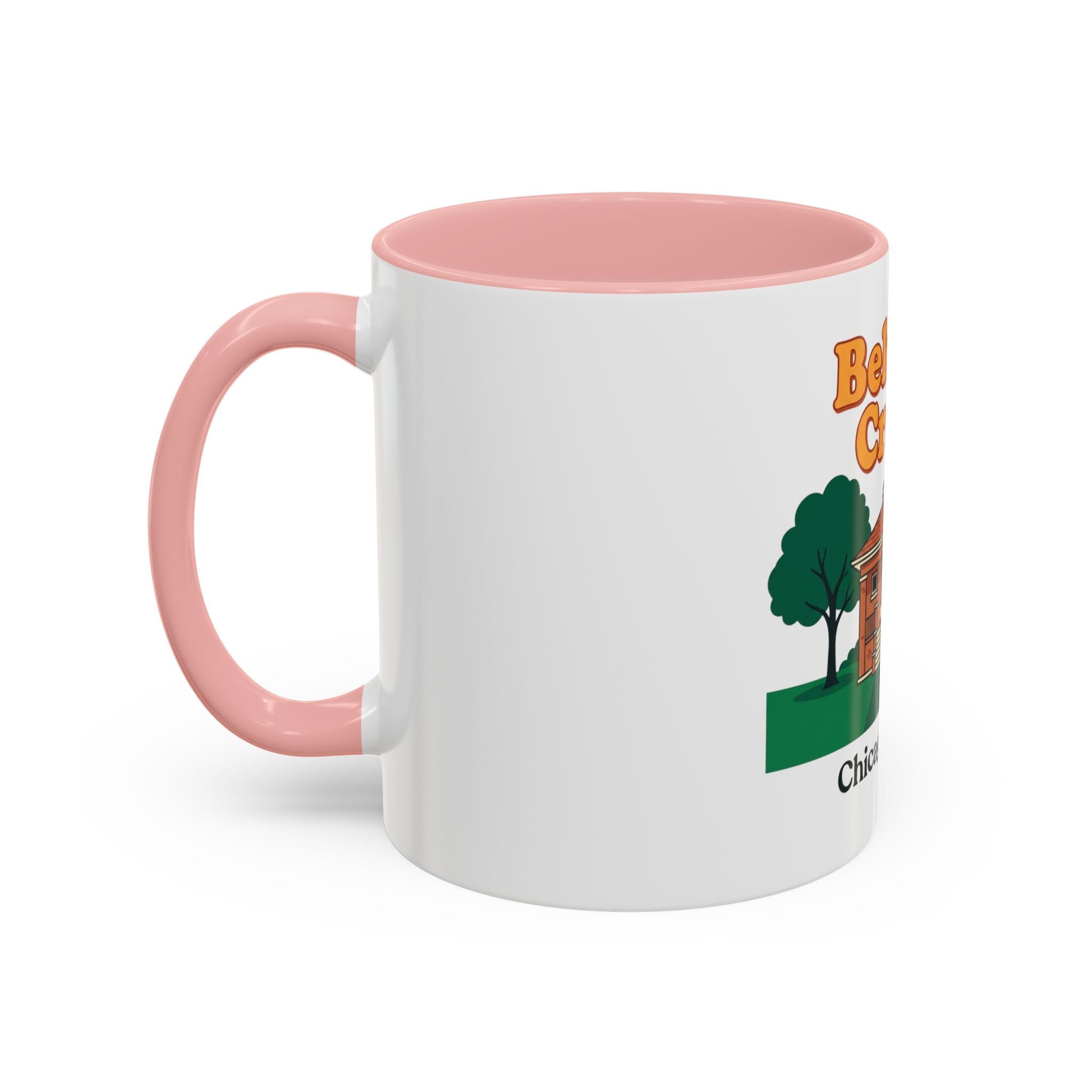 Belmont Cragin Chicago Illinois Coffee Mug — Vintage Neighborhood House Design