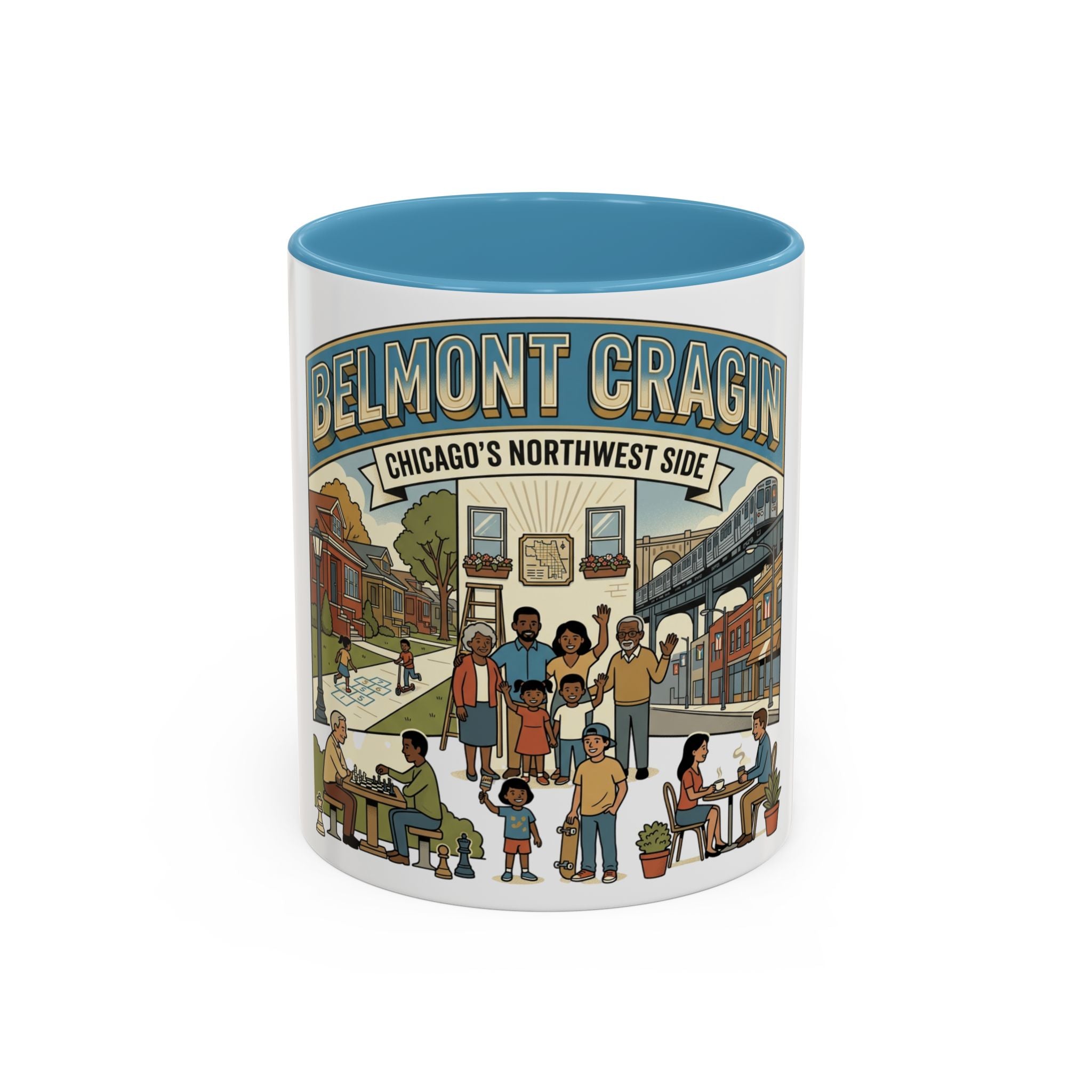Belmont Cragin Chicago Neighborhood Coffee Mug – Accent 11/15oz