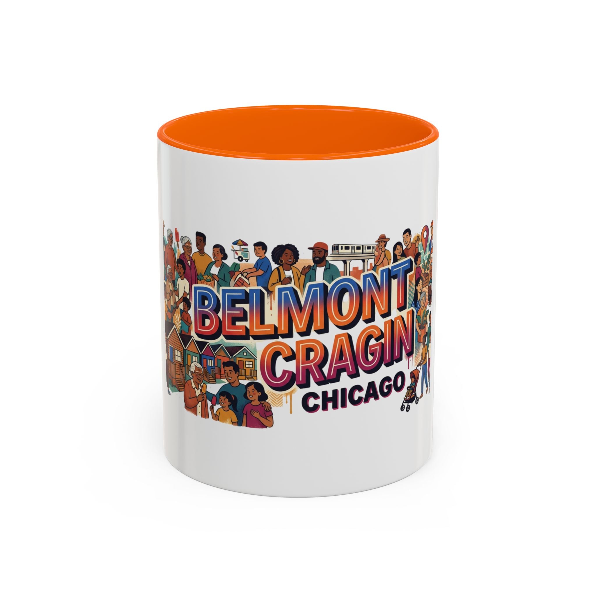 Belmont Cragin Chicago Accent Coffee Mug — Neighborhood Pride 11/15oz