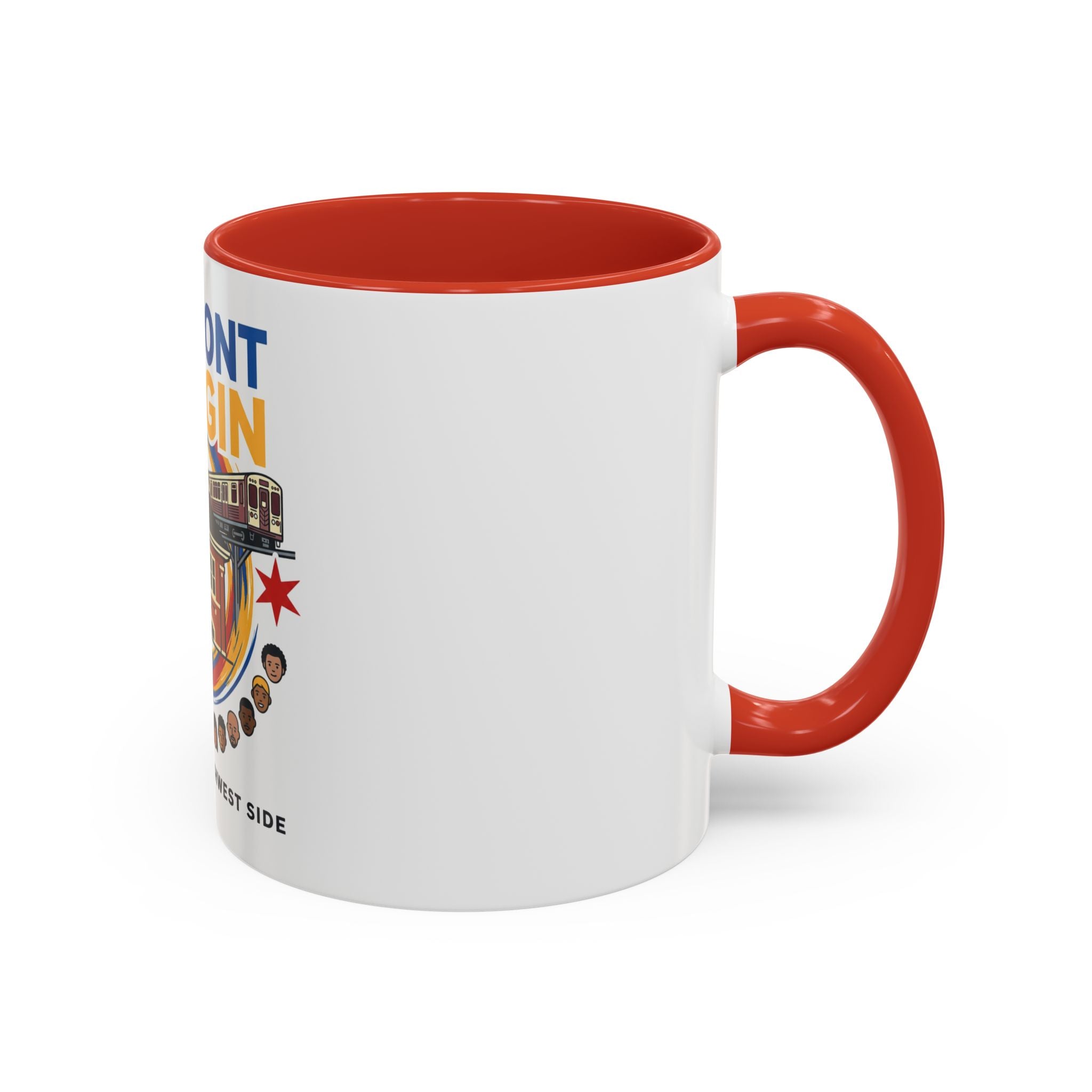 Belmont Cragin Chicago Accent Coffee Mug – Northwest Side Neighborhood Design (11/15 oz)