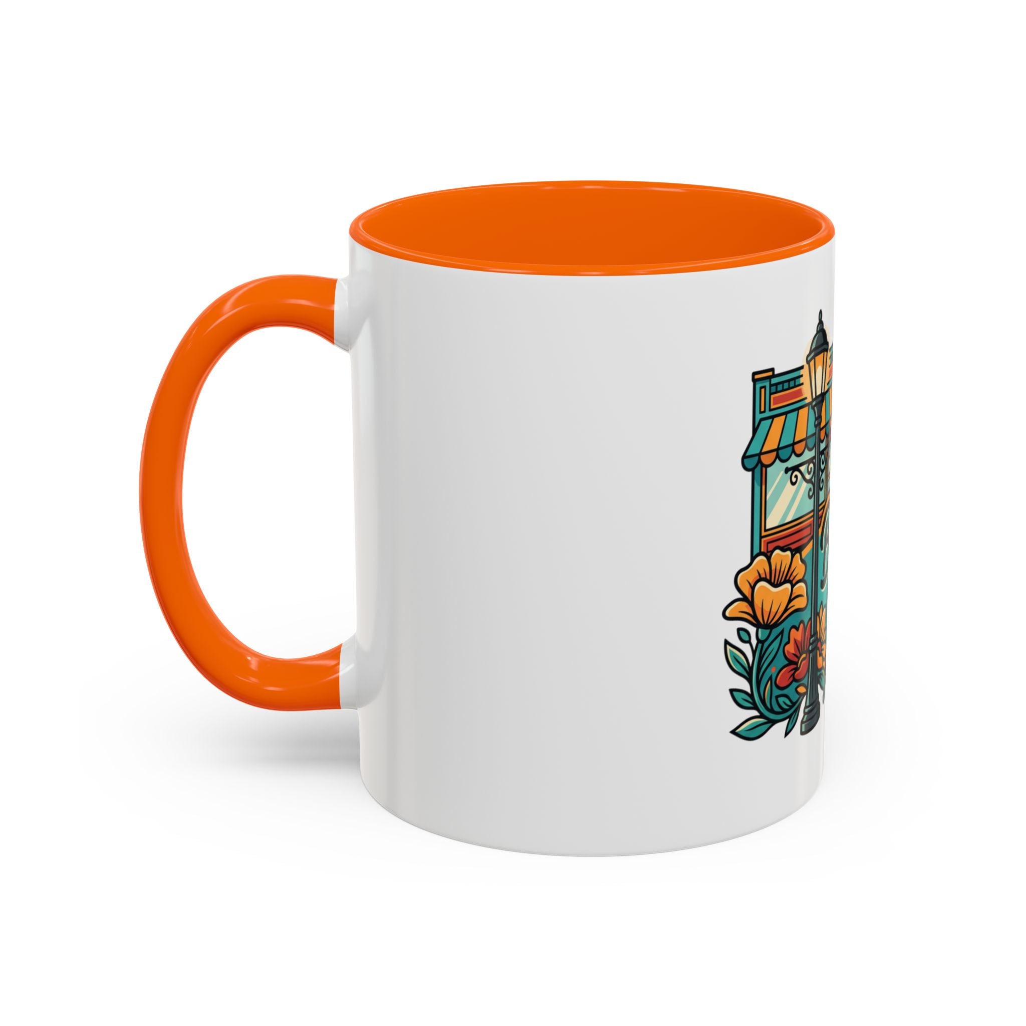 Belmont Cragin Coffee Mug — Vintage Neighborhood Cafe Accent Mug (11/15oz)