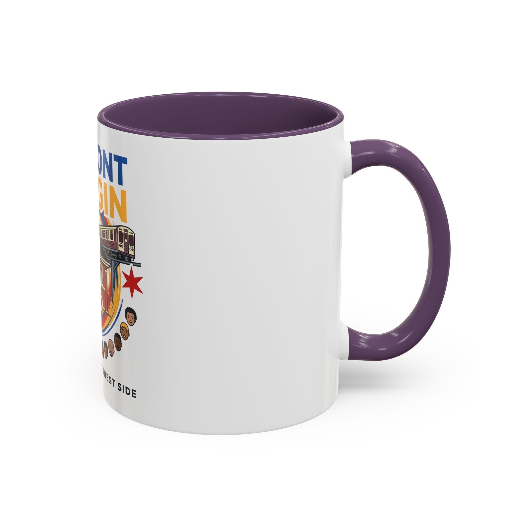 Belmont Cragin Chicago Accent Coffee Mug – Northwest Side Neighborhood Design (11/15 oz)