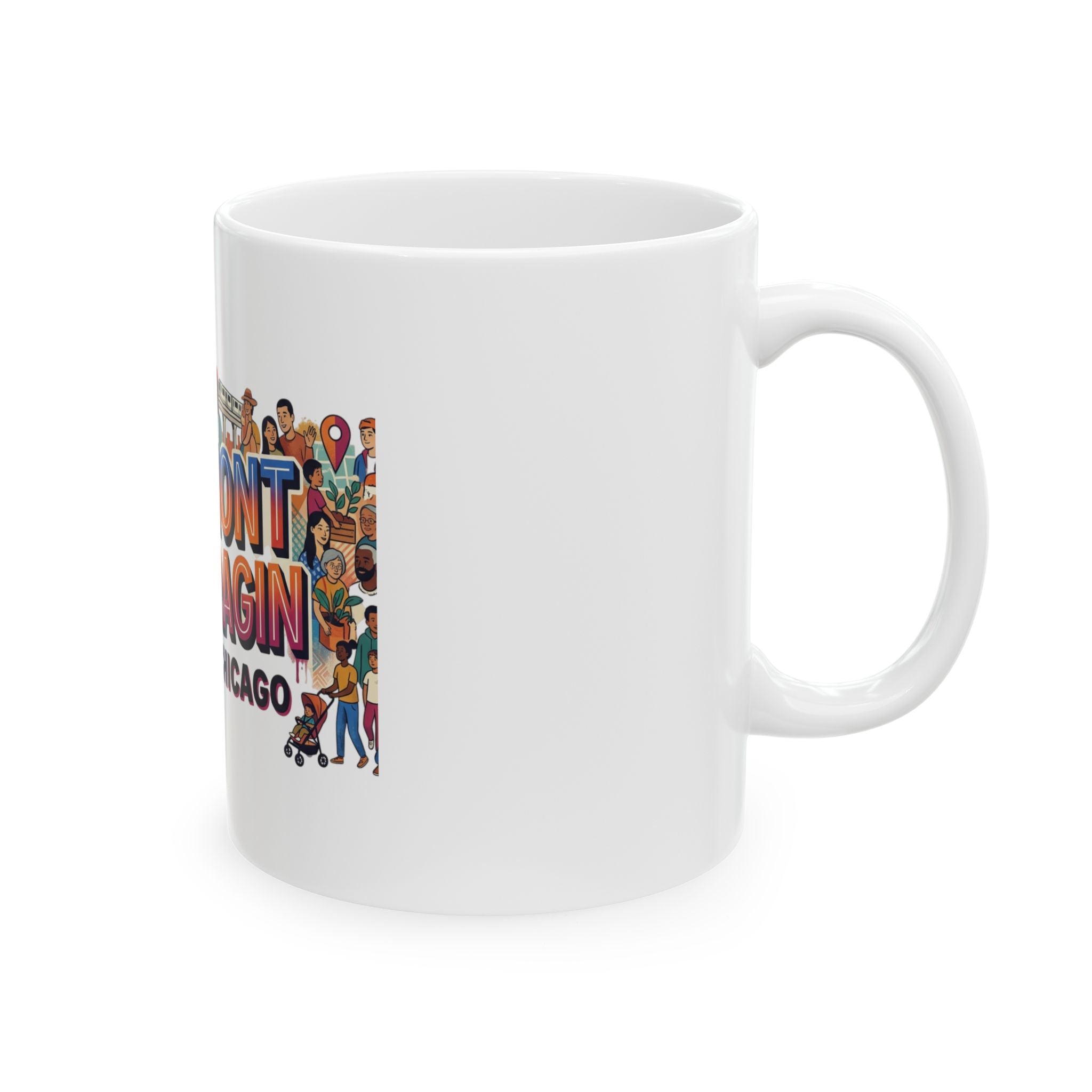 Belmont Cragin Chicago Ceramic Mug — Neighborhood Pride Coffee Cup (11oz/15oz)