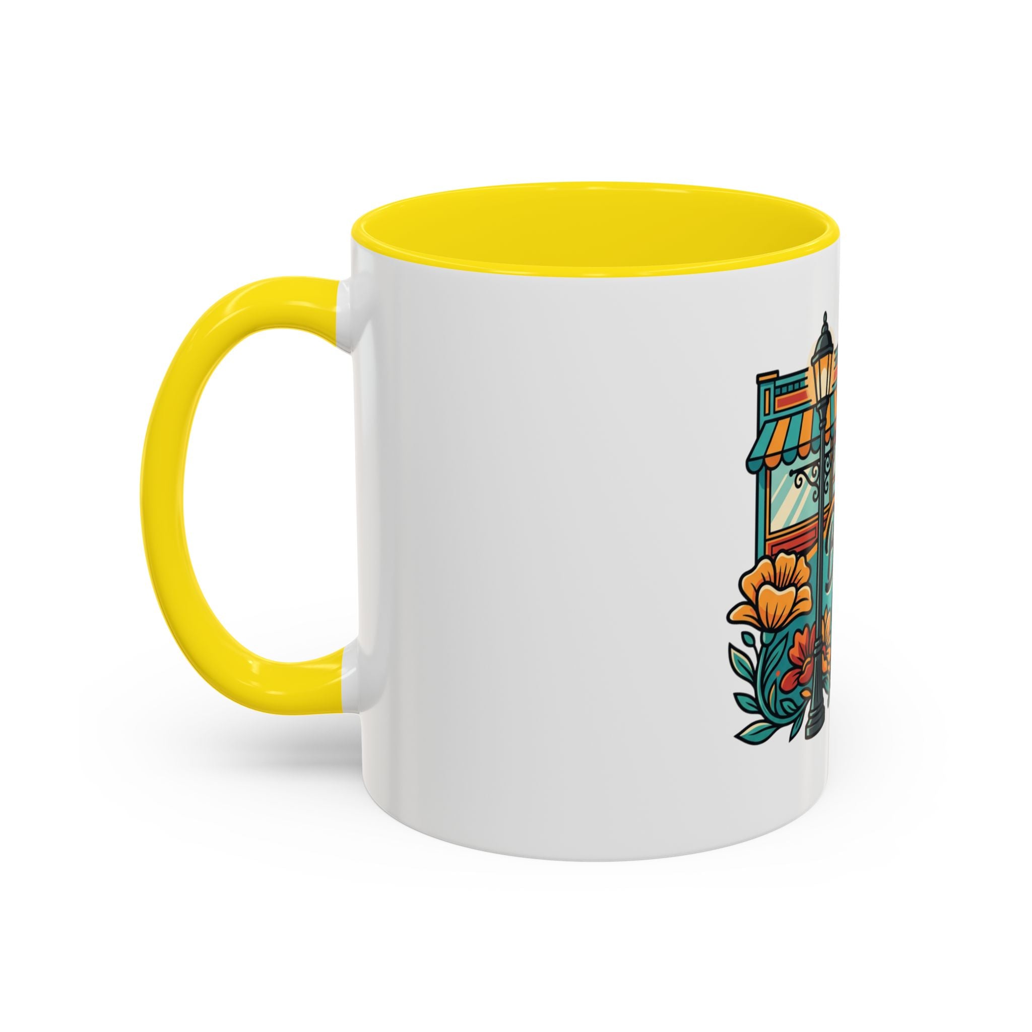 Belmont Cragin Coffee Mug — Vintage Neighborhood Cafe Accent Mug (11/15oz)