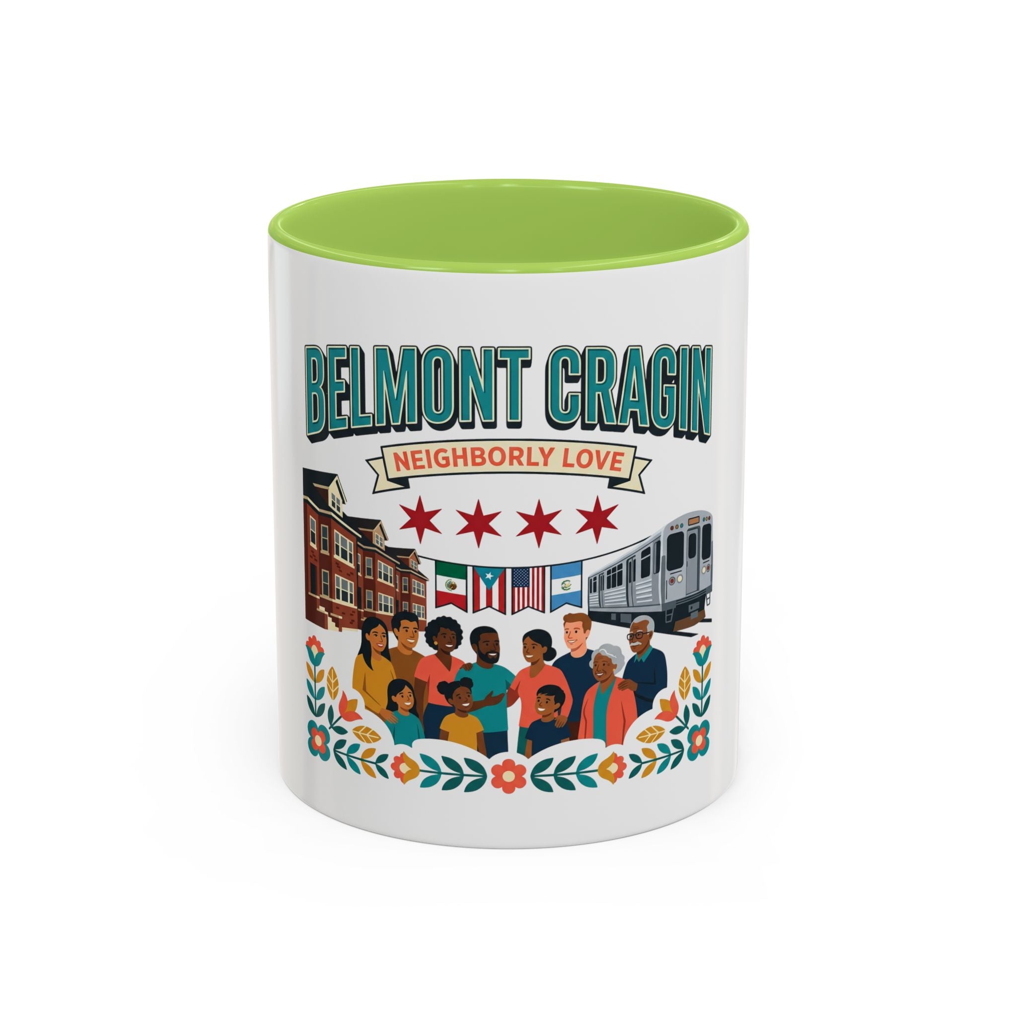 Belmont Cragin Neighborly Love Accent Coffee Mug