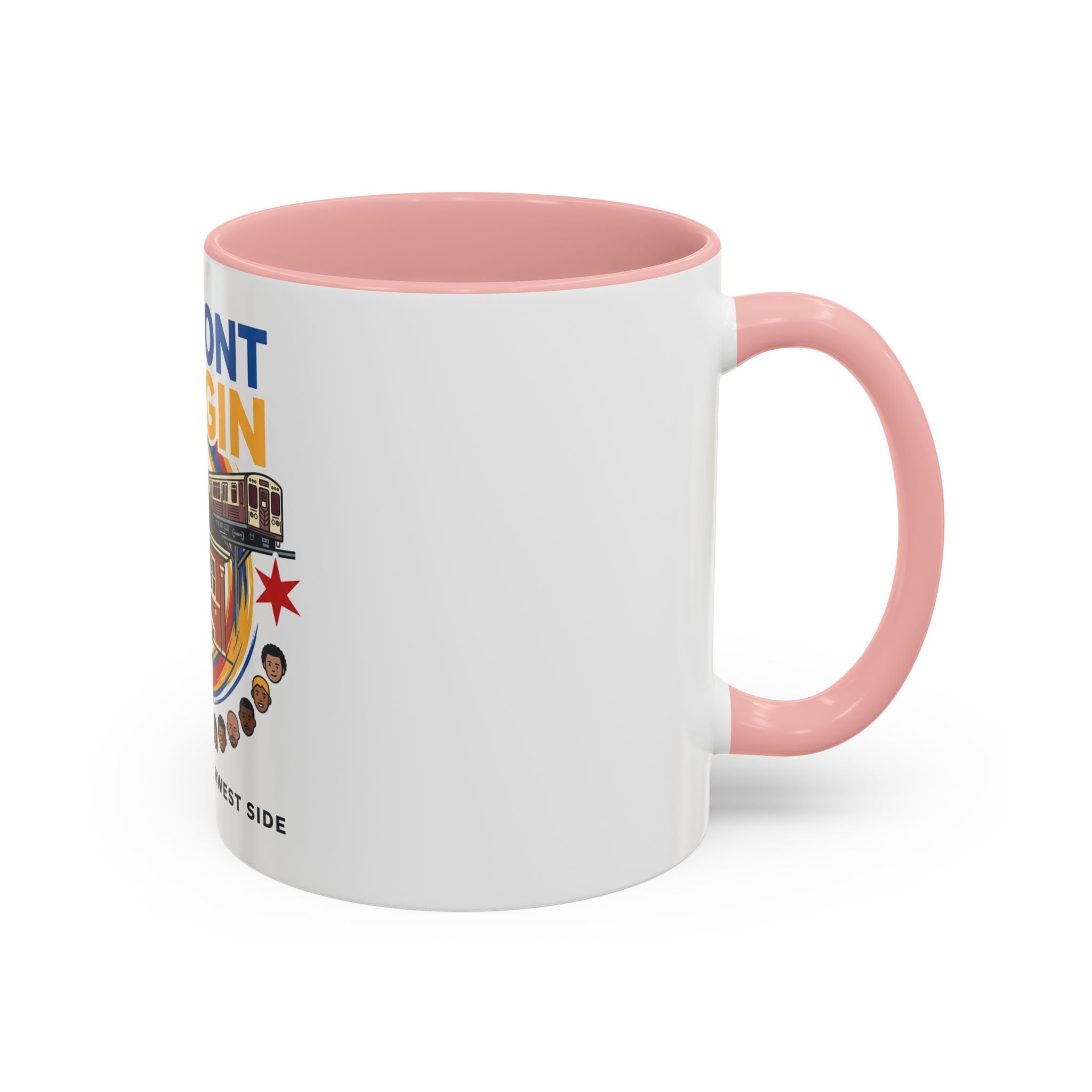 Belmont Cragin Chicago Accent Coffee Mug – Northwest Side Neighborhood Design (11/15 oz)