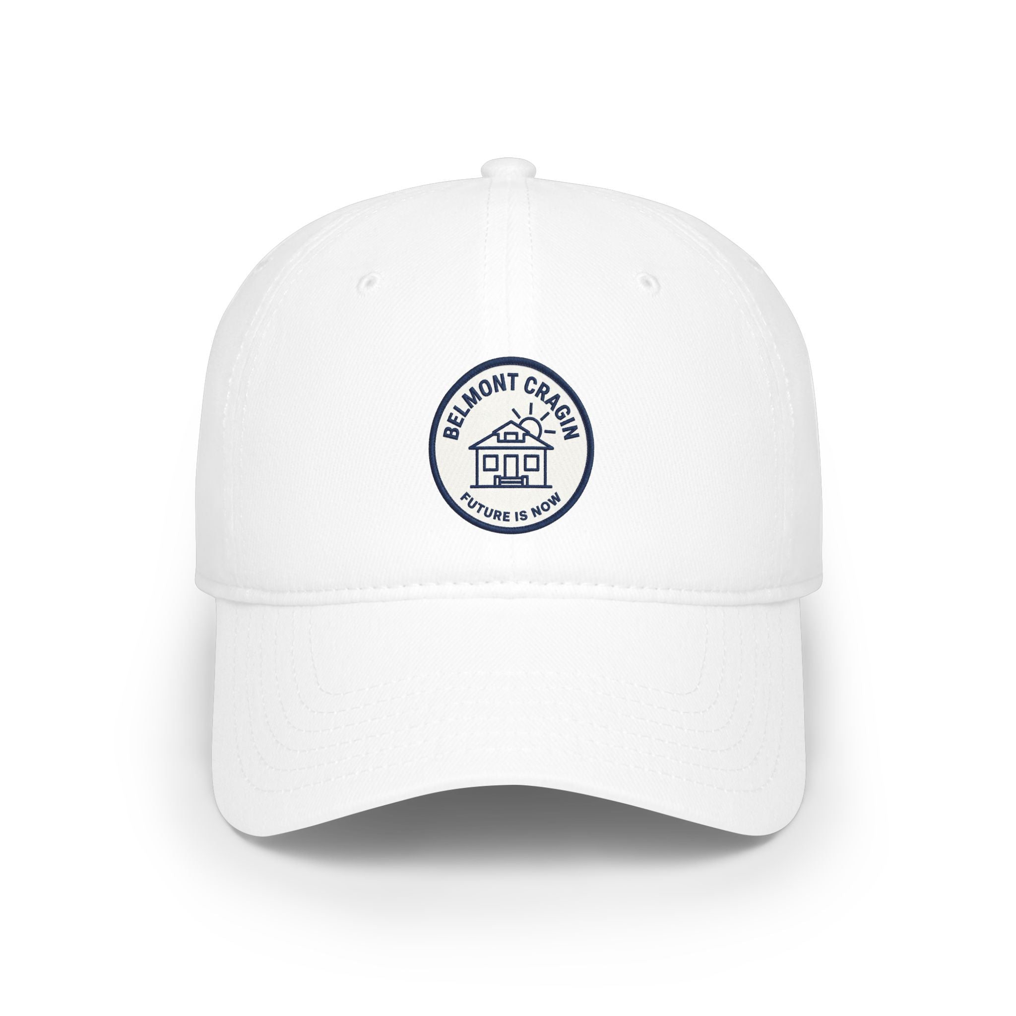 Belmont Cream 'Future Is Home' Embroidered Baseball Cap