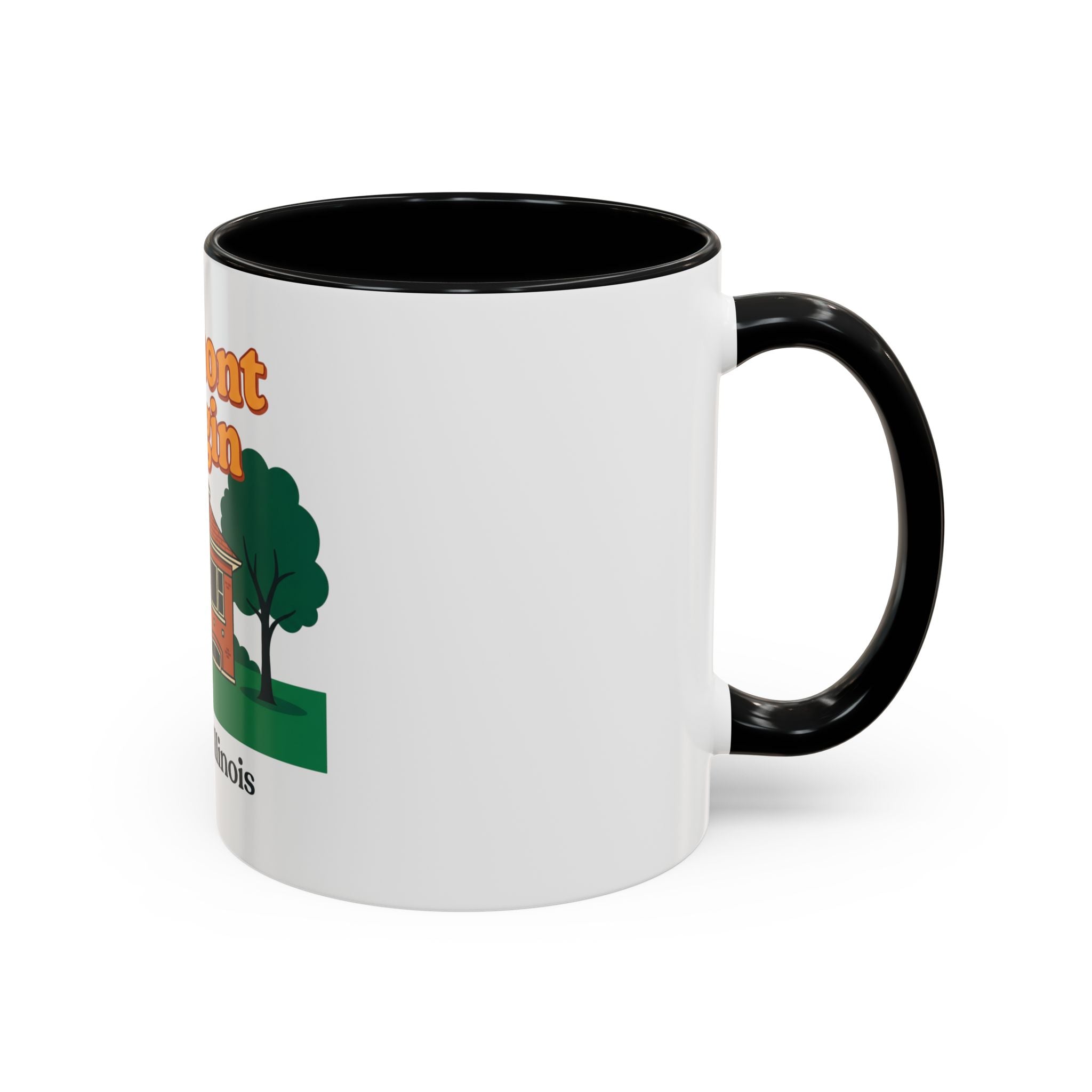 Belmont Cragin Chicago Illinois Coffee Mug — Vintage Neighborhood House Design