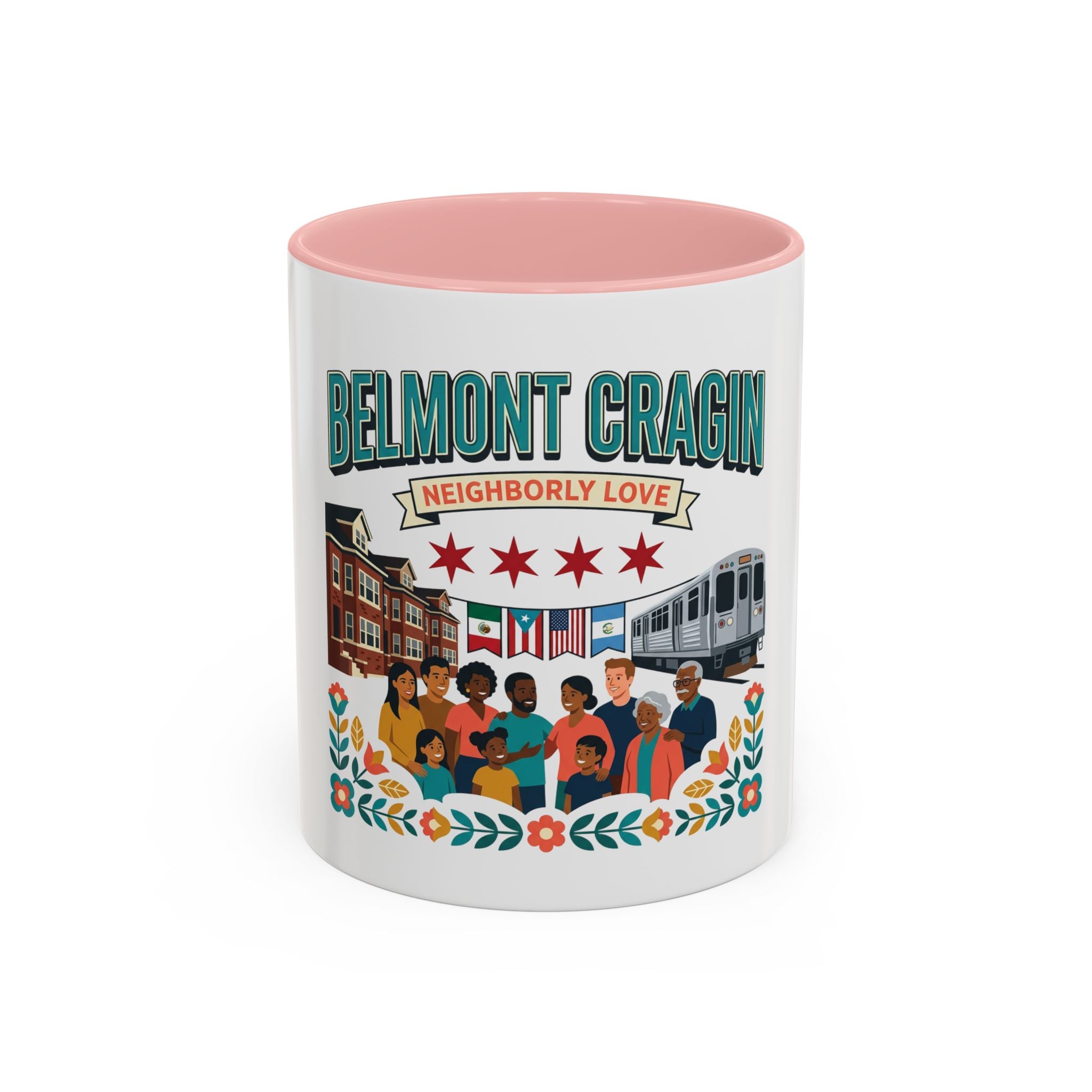 Belmont Cragin Neighborly Love Accent Coffee Mug