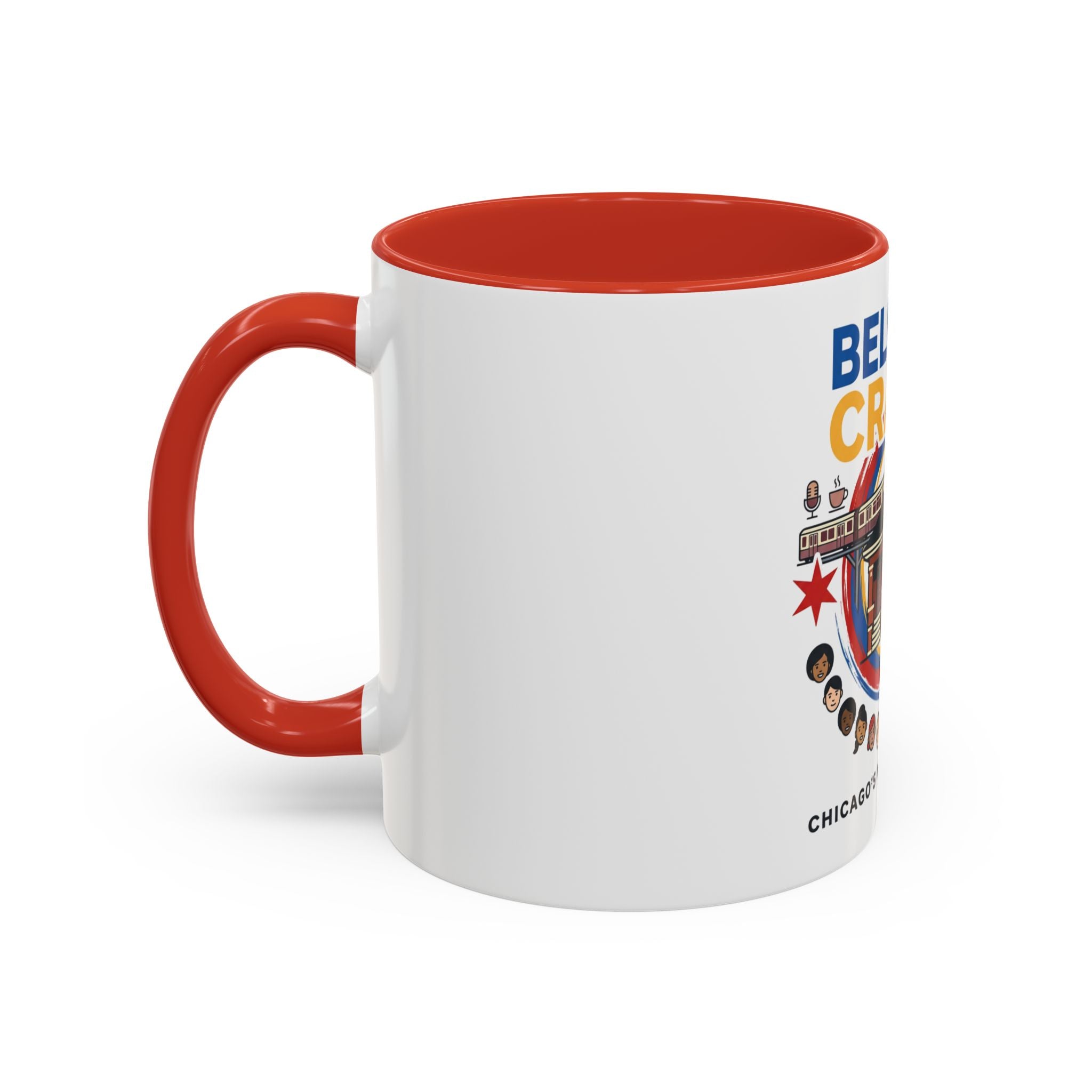 Belmont Cragin Chicago Accent Coffee Mug – Northwest Side Neighborhood Design (11/15 oz)