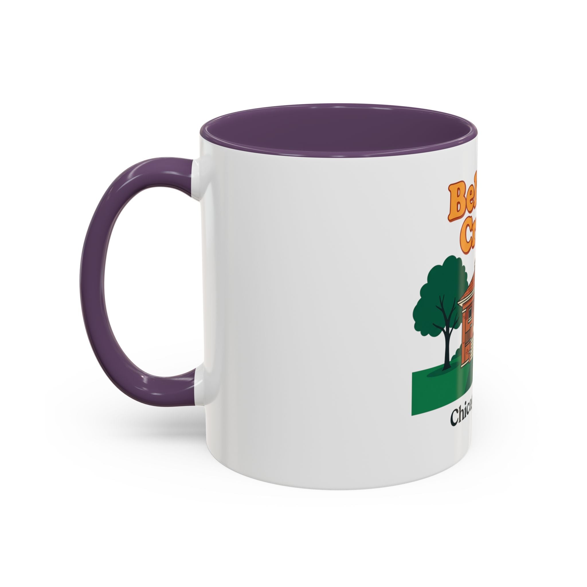 Belmont Cragin Chicago Illinois Coffee Mug — Vintage Neighborhood House Design