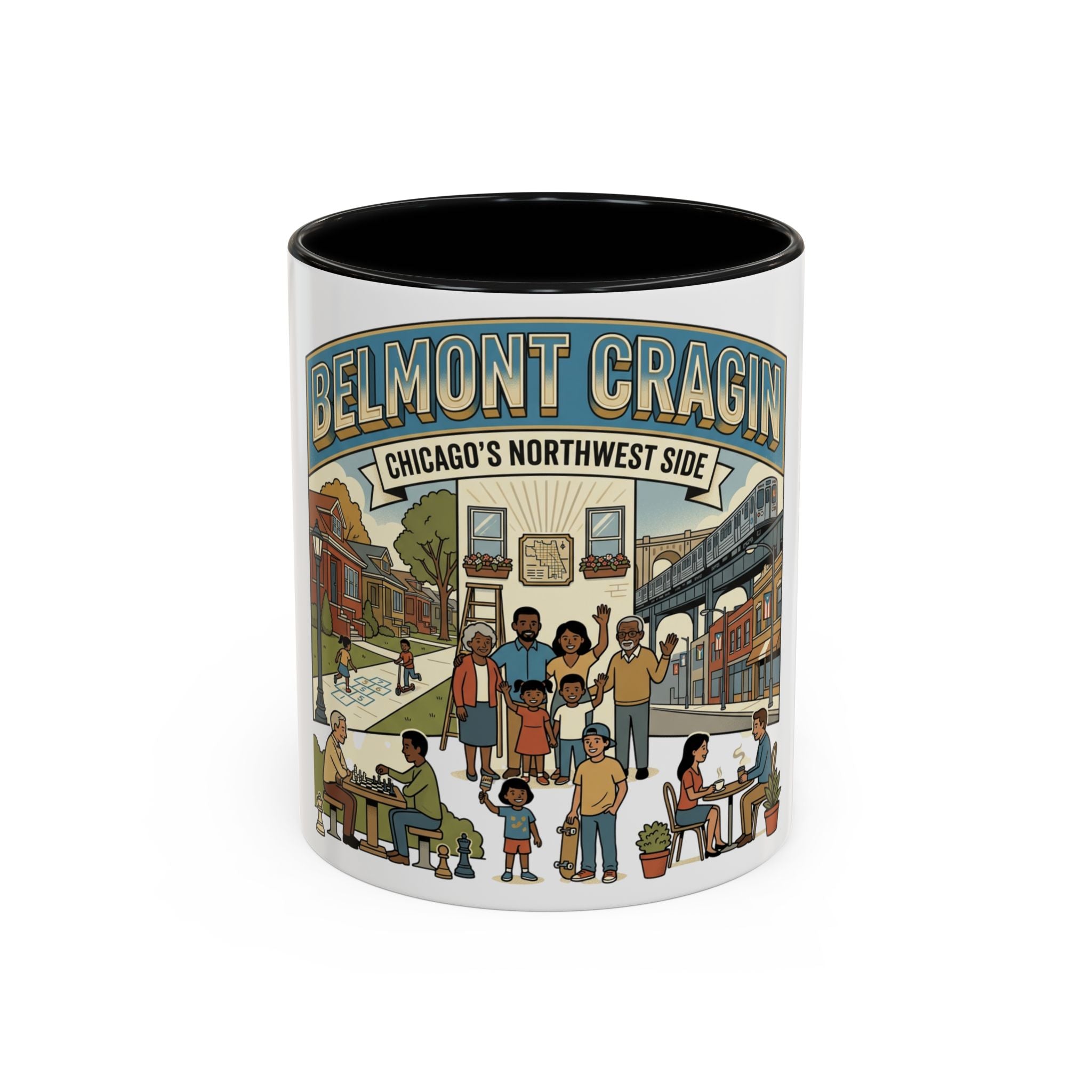Belmont Cragin Chicago Neighborhood Coffee Mug – Accent 11/15oz