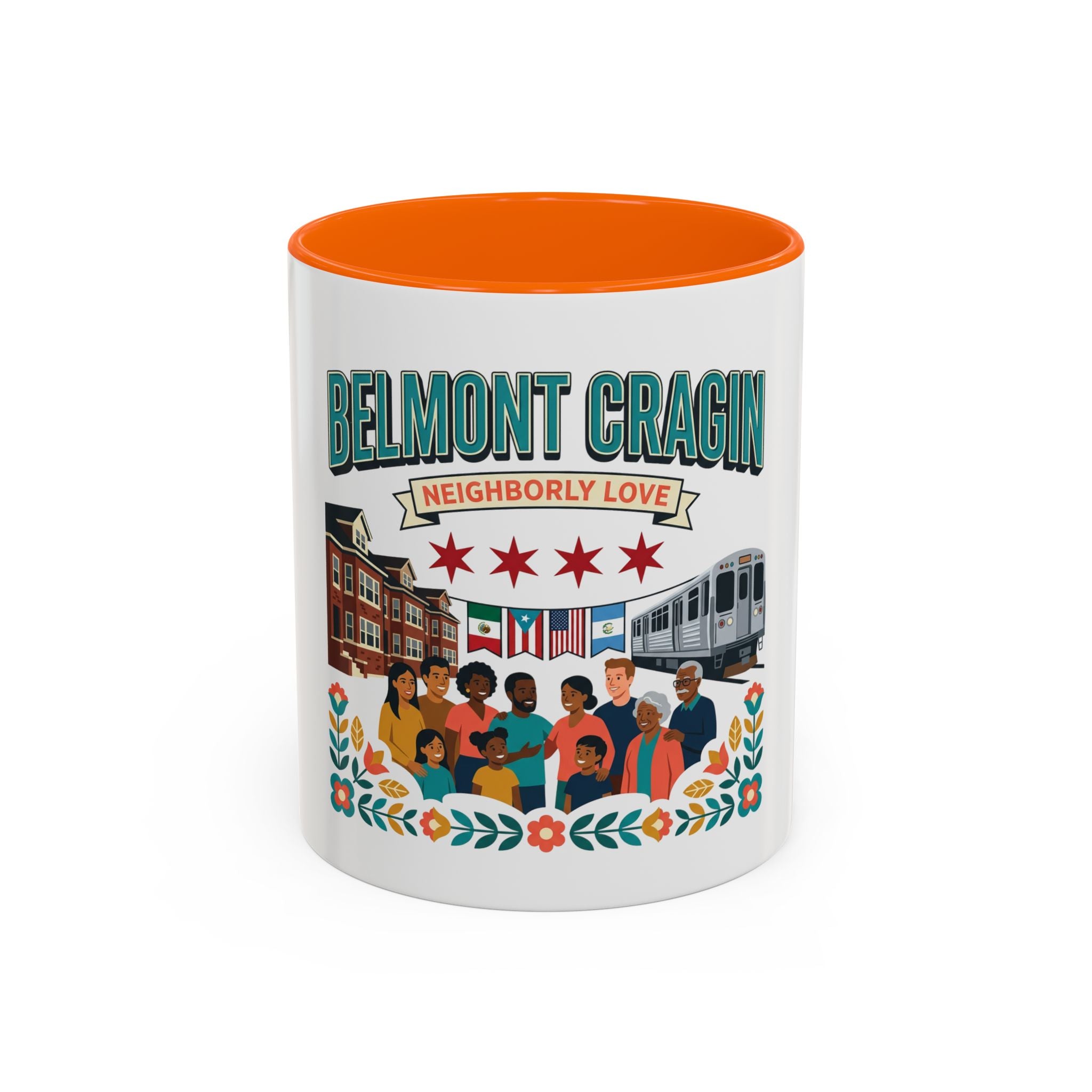 Belmont Cragin Neighborly Love Accent Coffee Mug