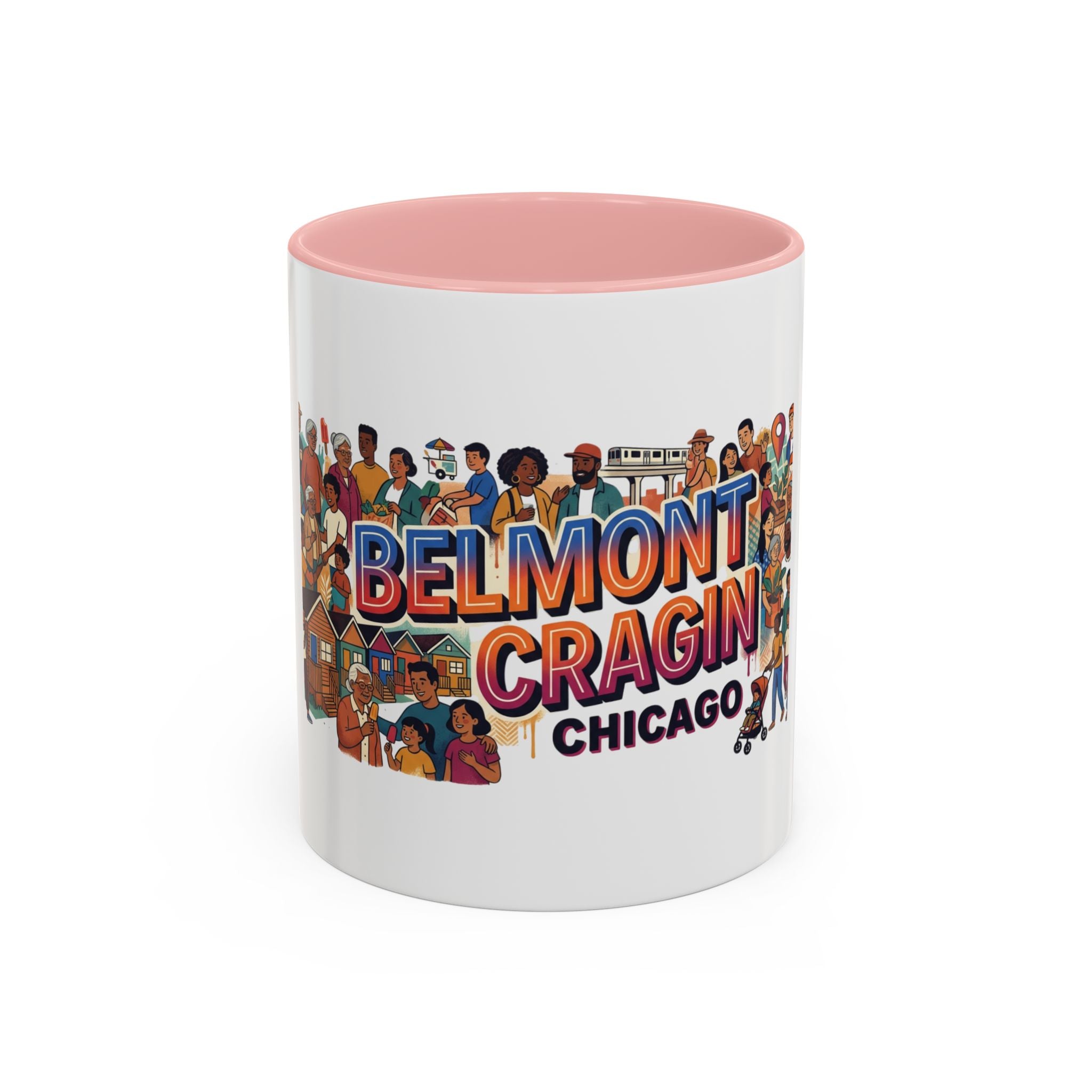 Belmont Cragin Chicago Accent Coffee Mug — Neighborhood Pride 11/15oz