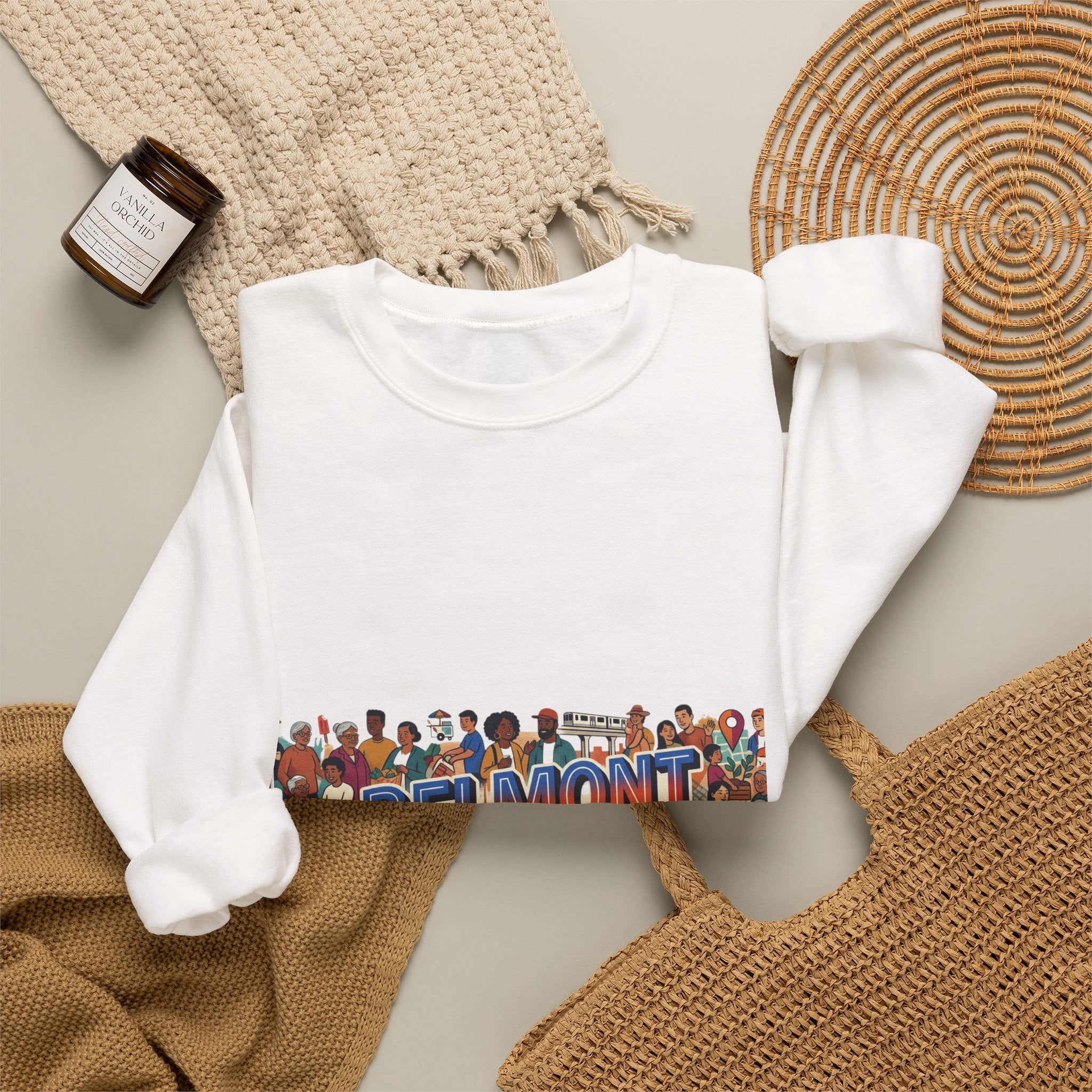 Belmont Cragin Chicago Crewneck Sweatshirt — Neighborhood Pride Graphic Pullover