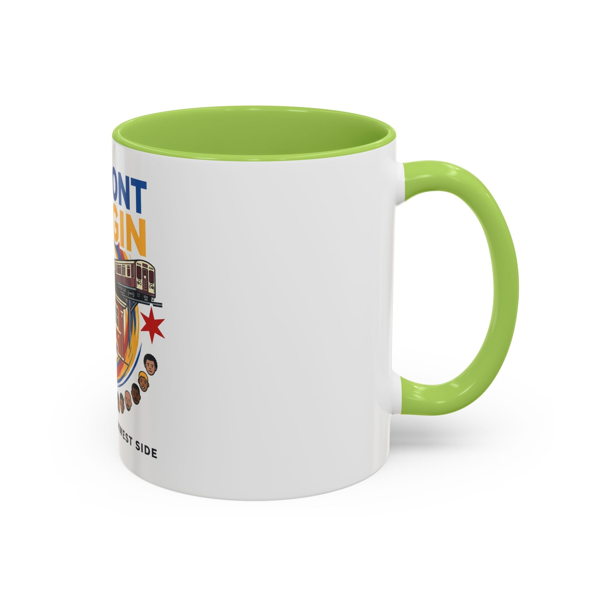 Belmont Cragin Chicago Accent Coffee Mug – Northwest Side Neighborhood Design (11/15 oz)