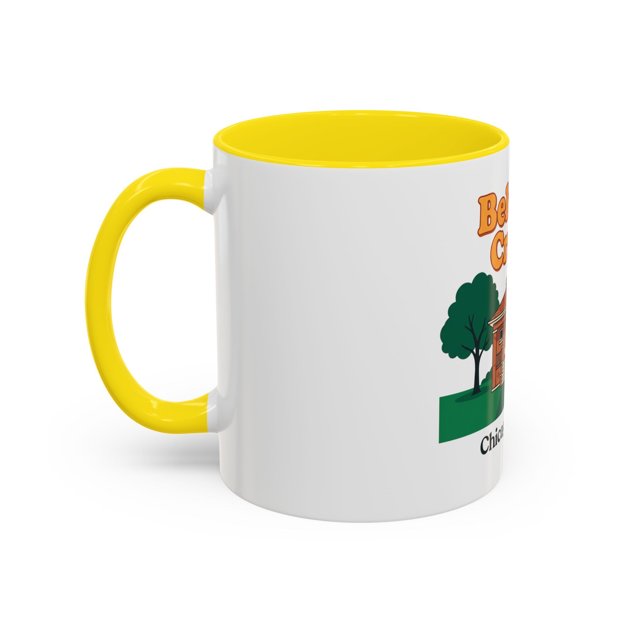 Belmont Cragin Chicago Illinois Coffee Mug — Vintage Neighborhood House Design