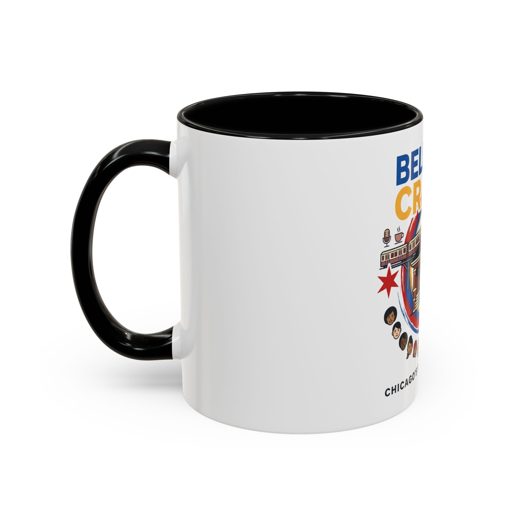Belmont Cragin Chicago Accent Coffee Mug – Northwest Side Neighborhood Design (11/15 oz)